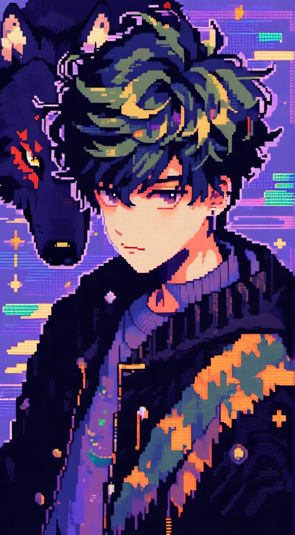 ai character: felex background