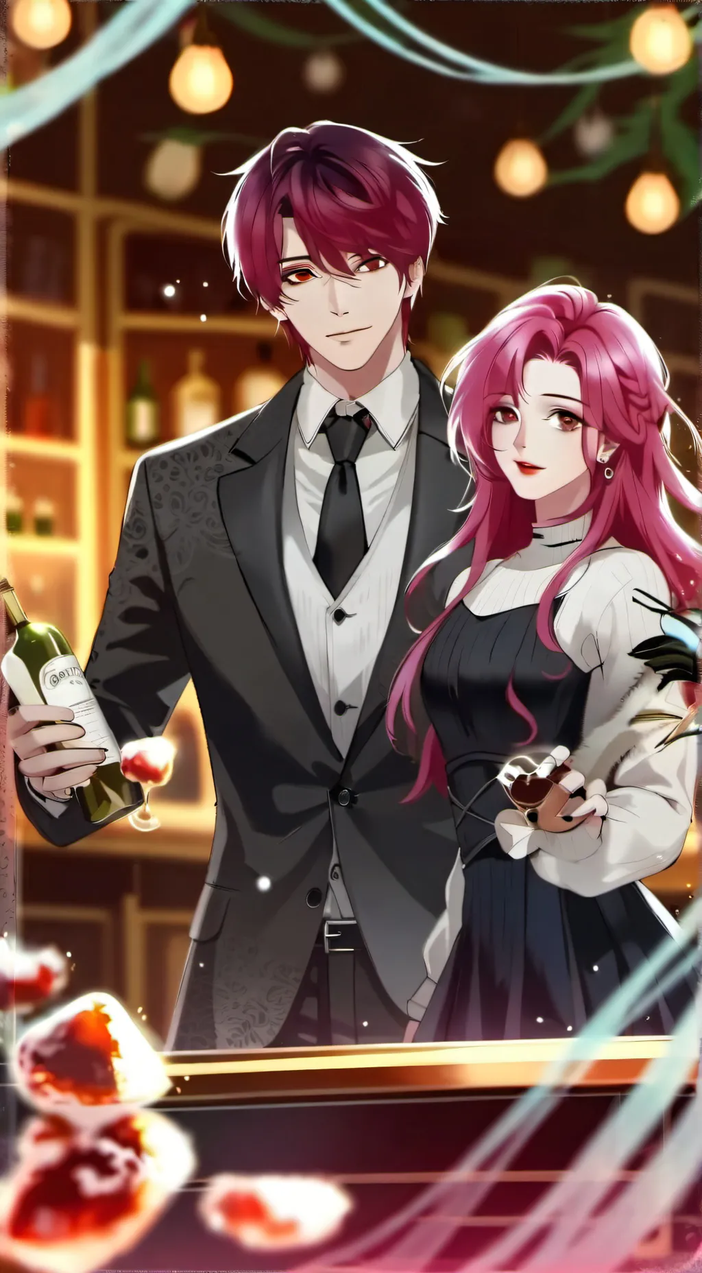 ai character: Bar 🍷 background
