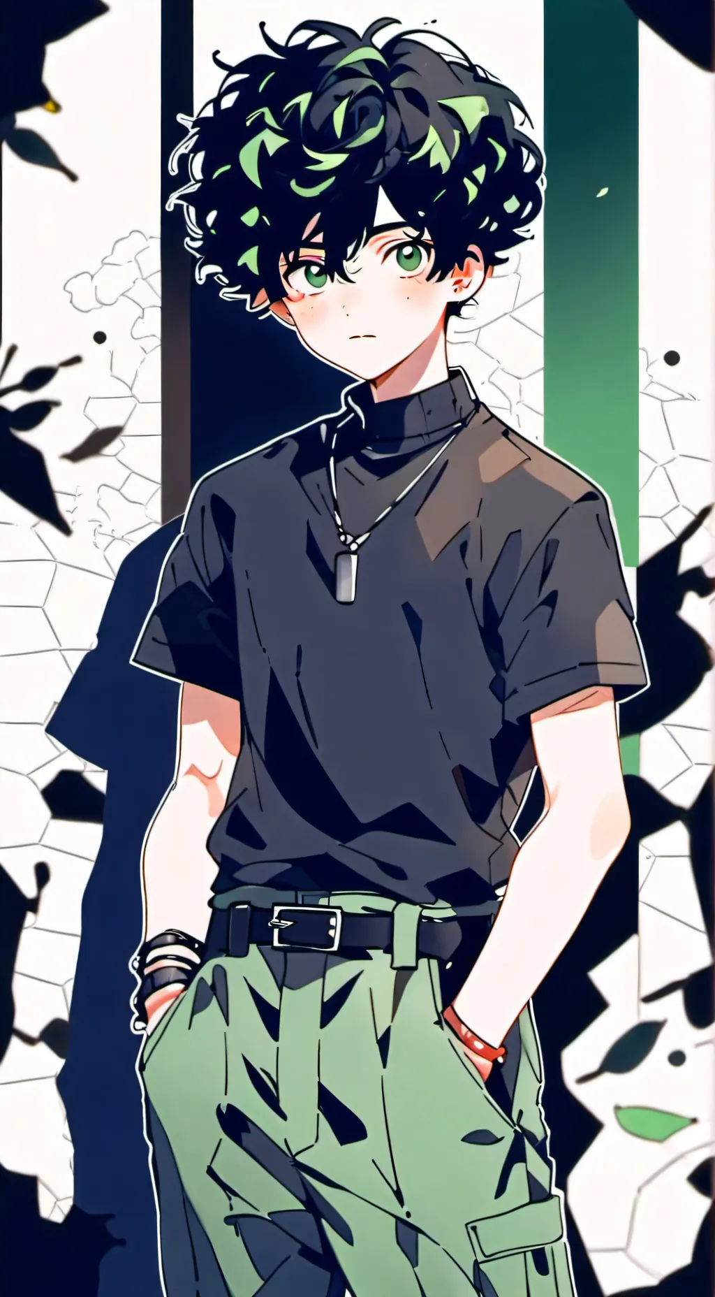 ai character: ....Grayson haz.. background