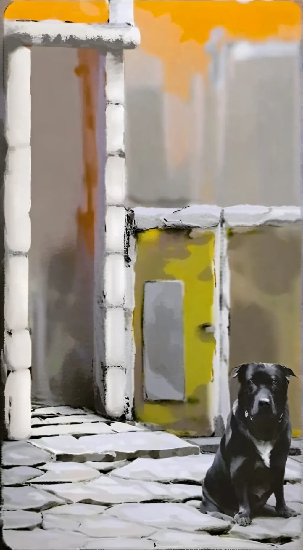 ai character: Da bully Dawg Dog background