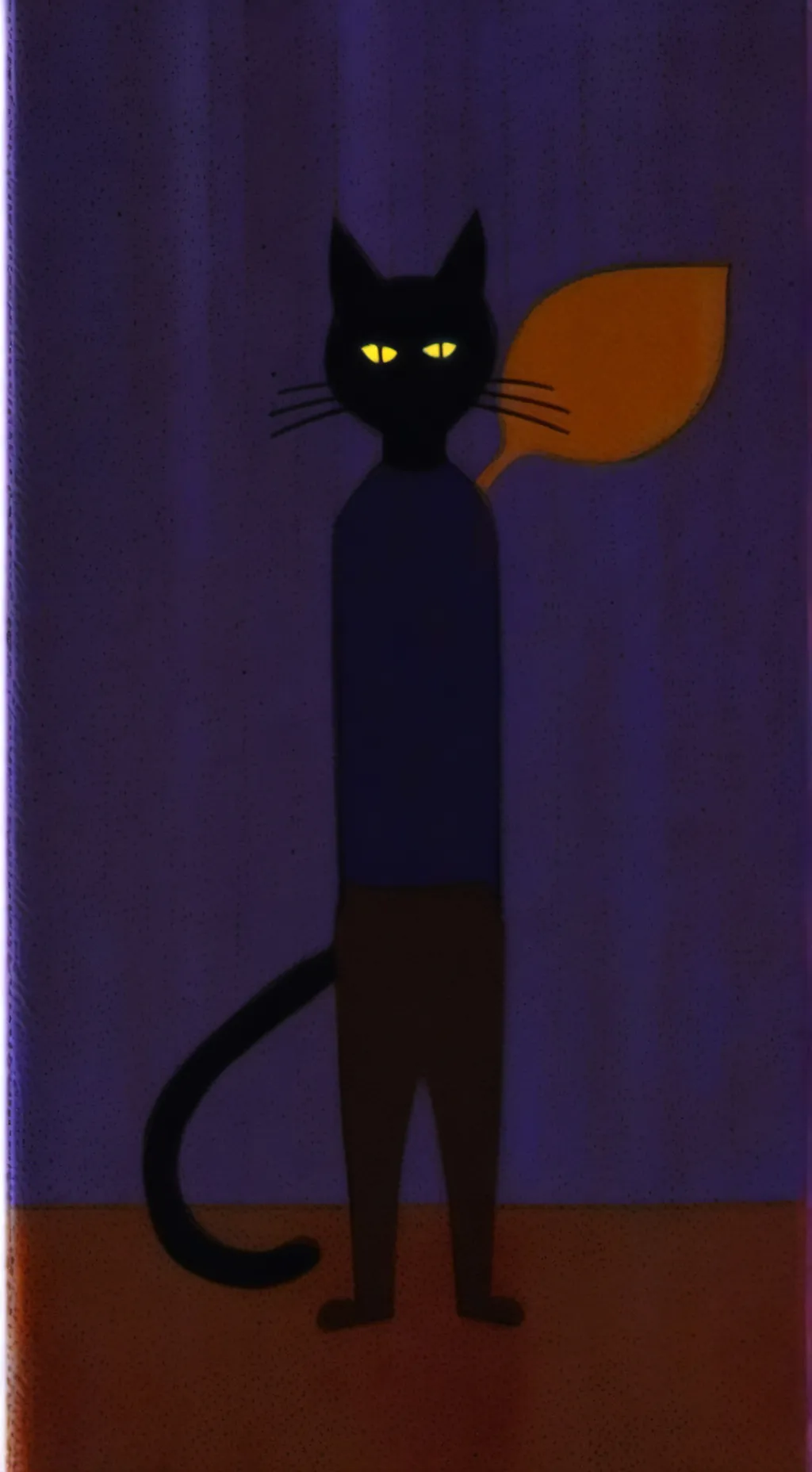 ai character: Nightty Cat background