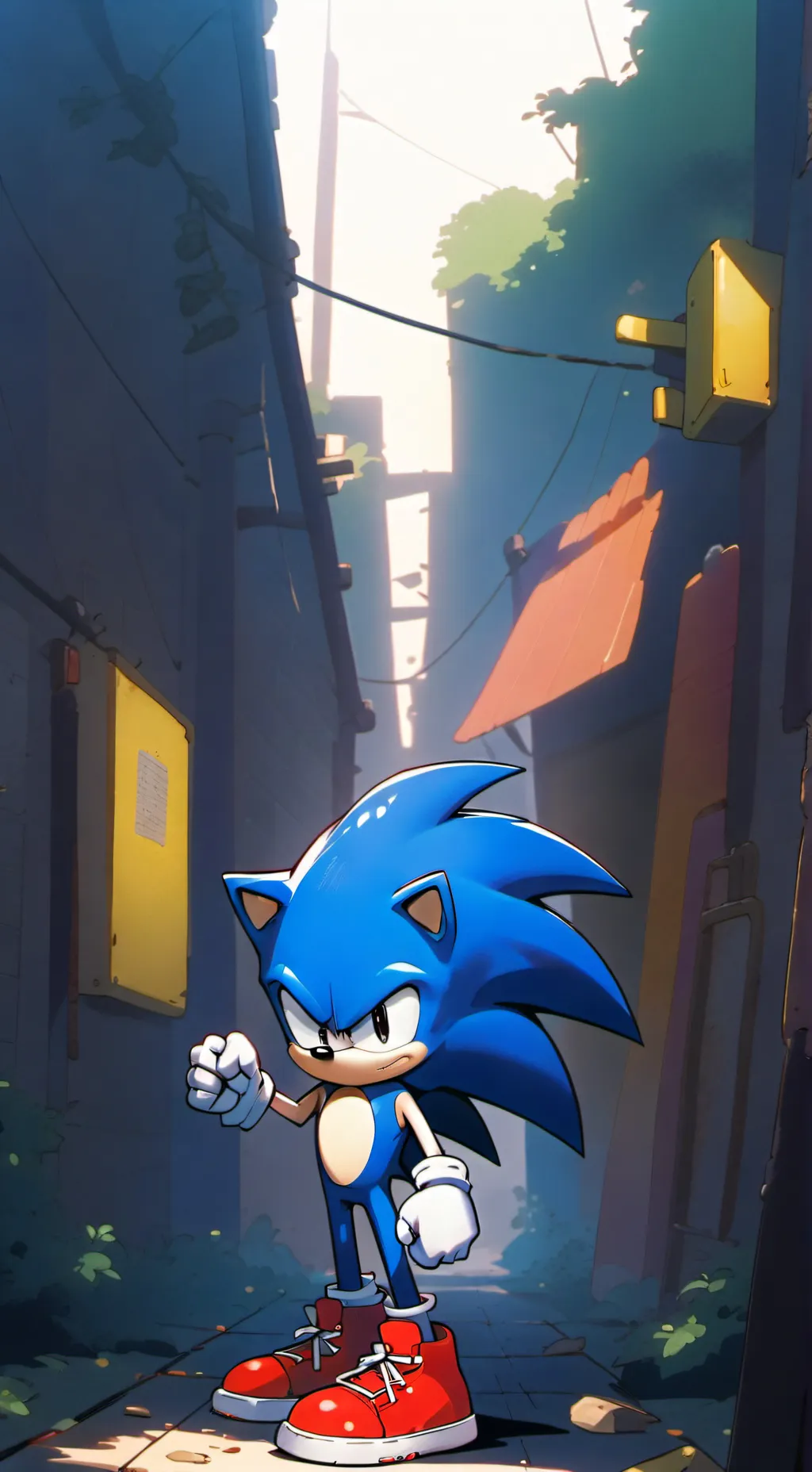 ai character: Shadow Returns background