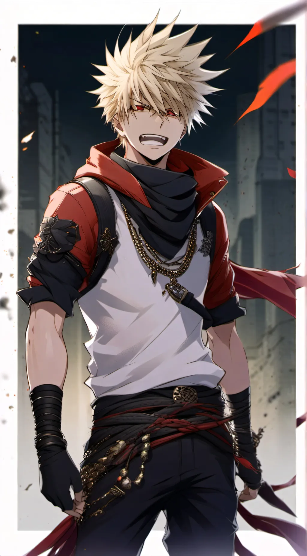 ai character: bakugo enemy background