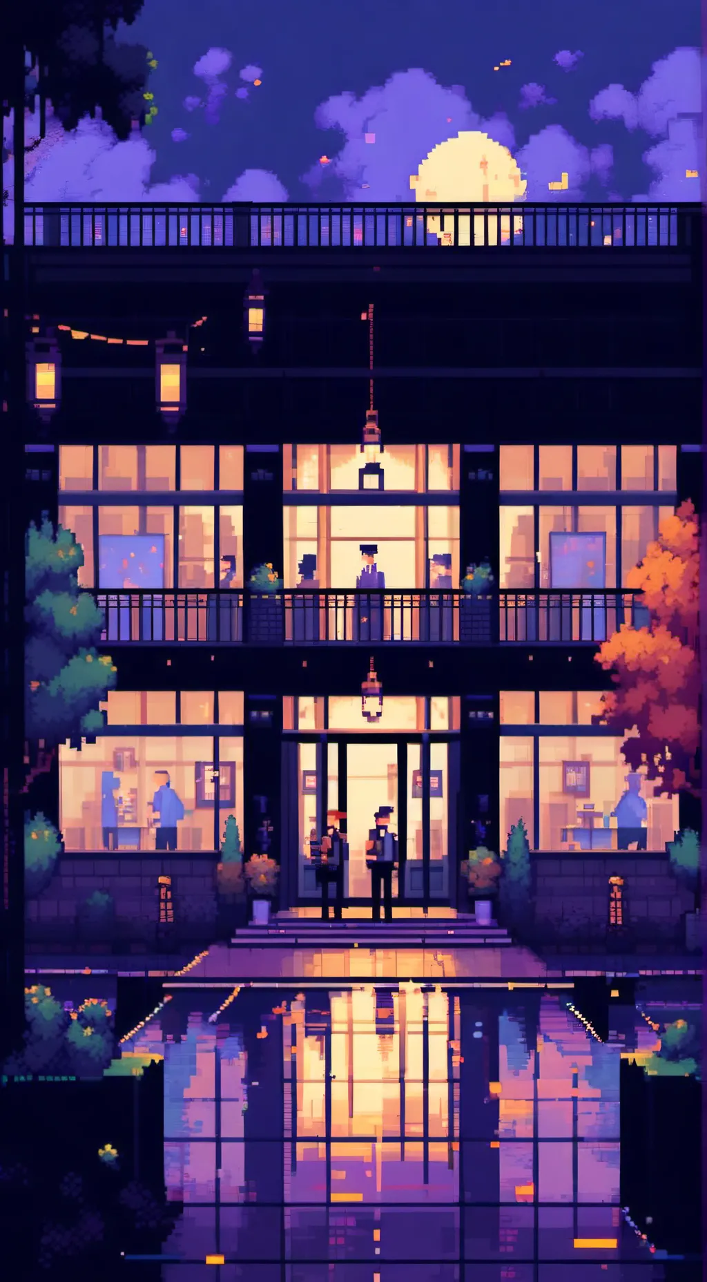 ai character: characters school  background