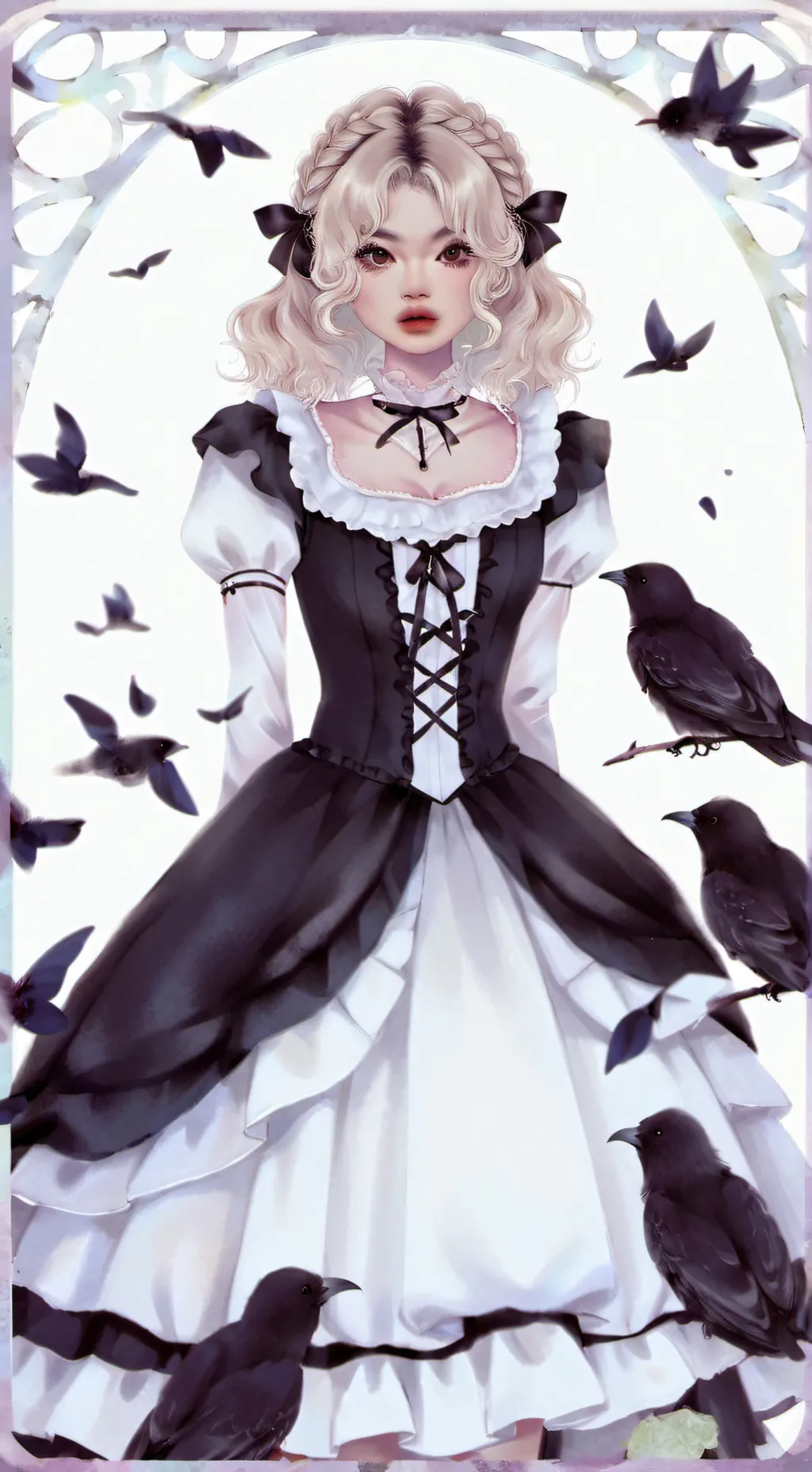 ai character: Amber may background