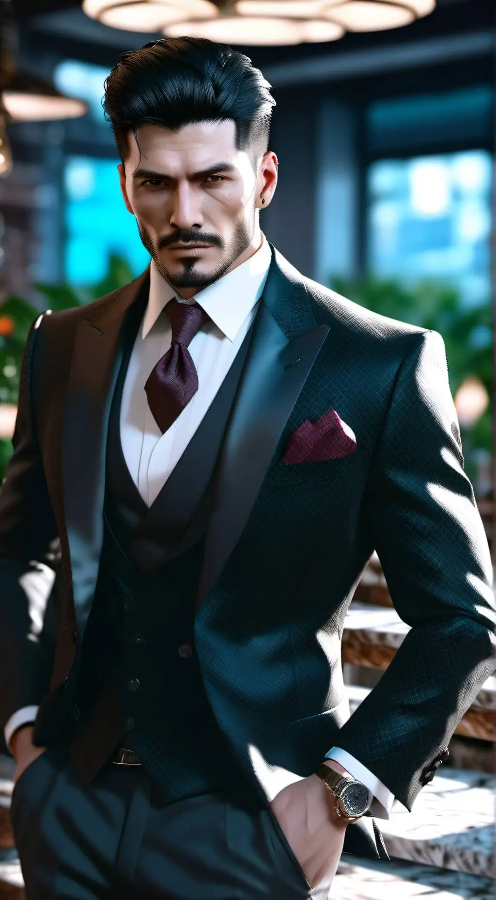 ai character: Adrain  background