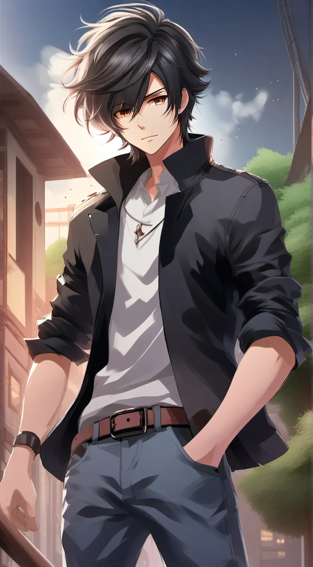 ai character: Liam /Lab Rp🧪 background