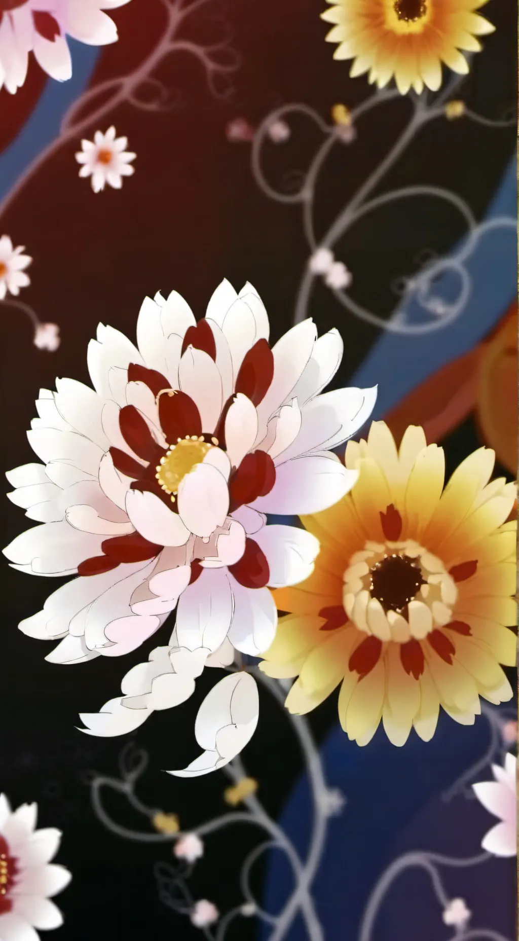 ai character: Dandys world 2 background