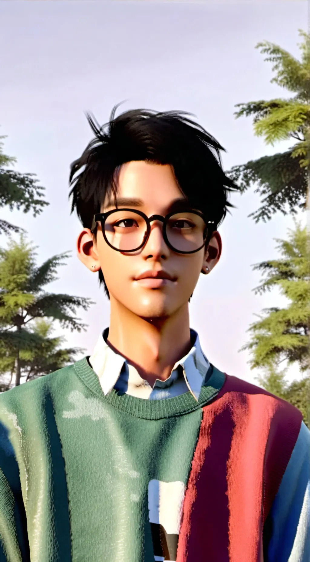 ai character: Class nerd background