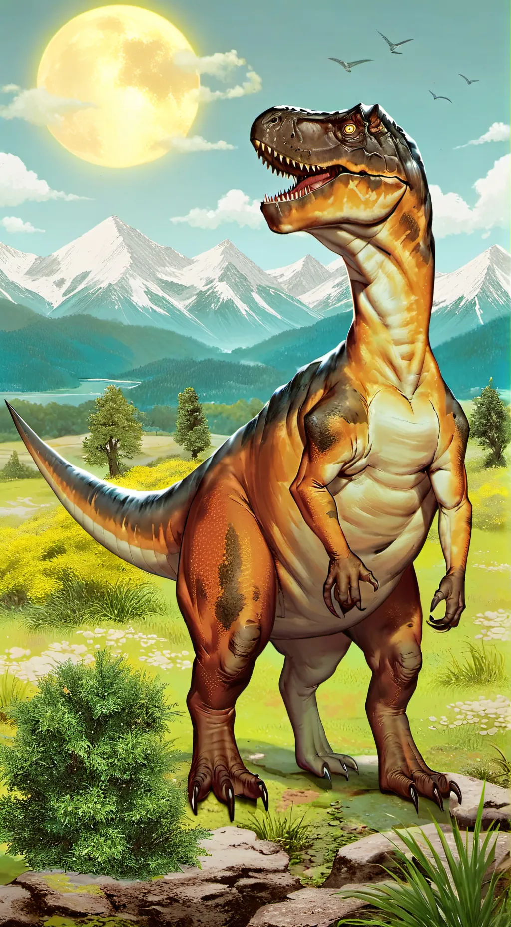 ai character: rexy background
