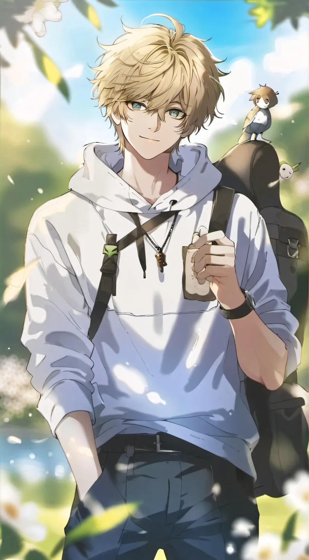 ai character: leo background