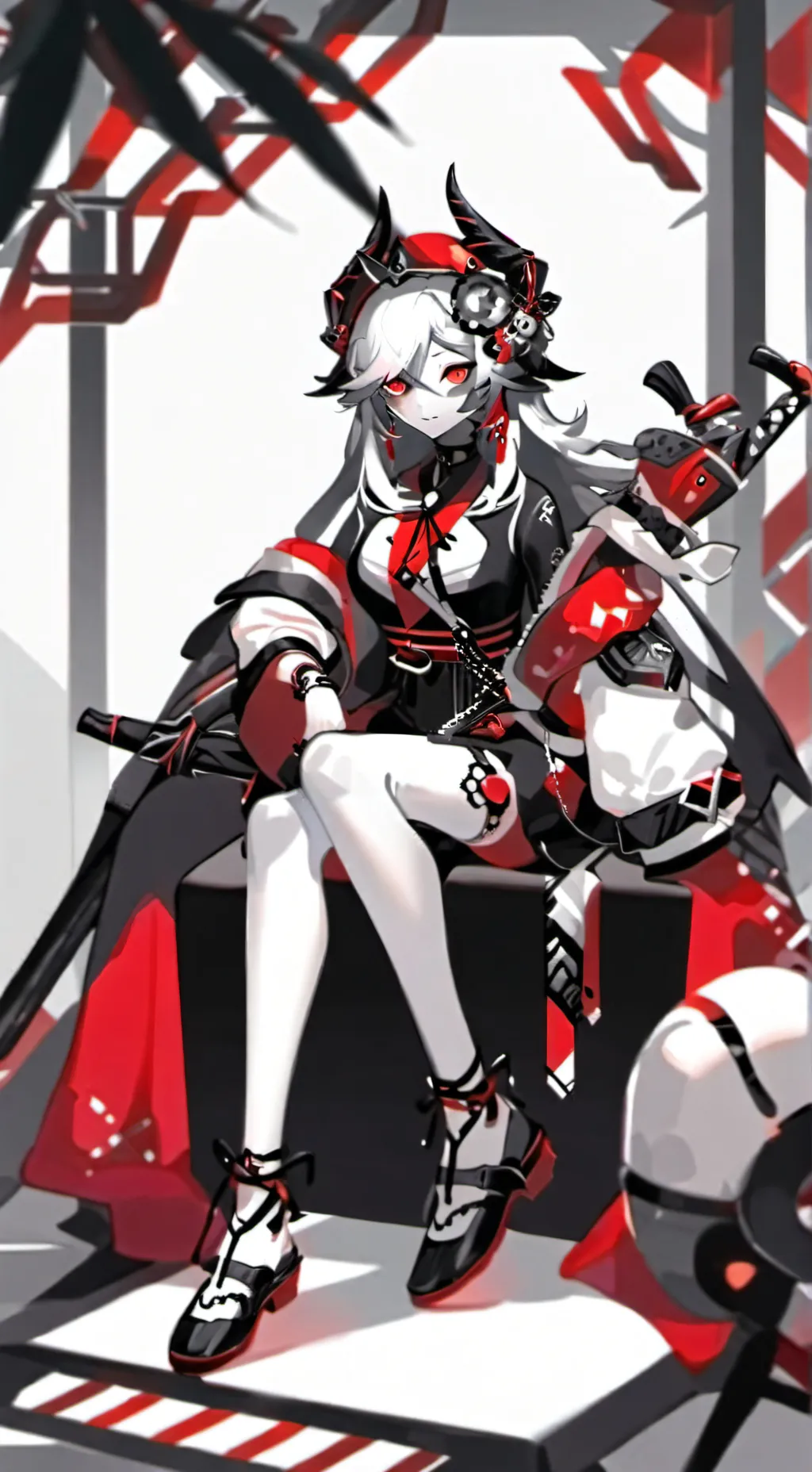 ai character: ❤squid game girl❤ background