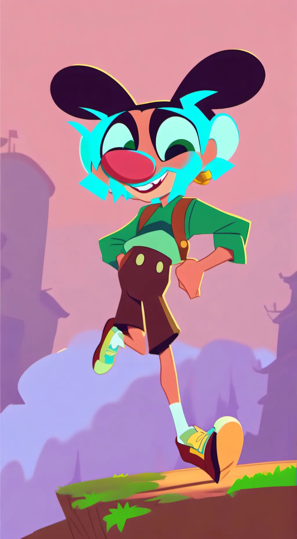 ai character: bean background