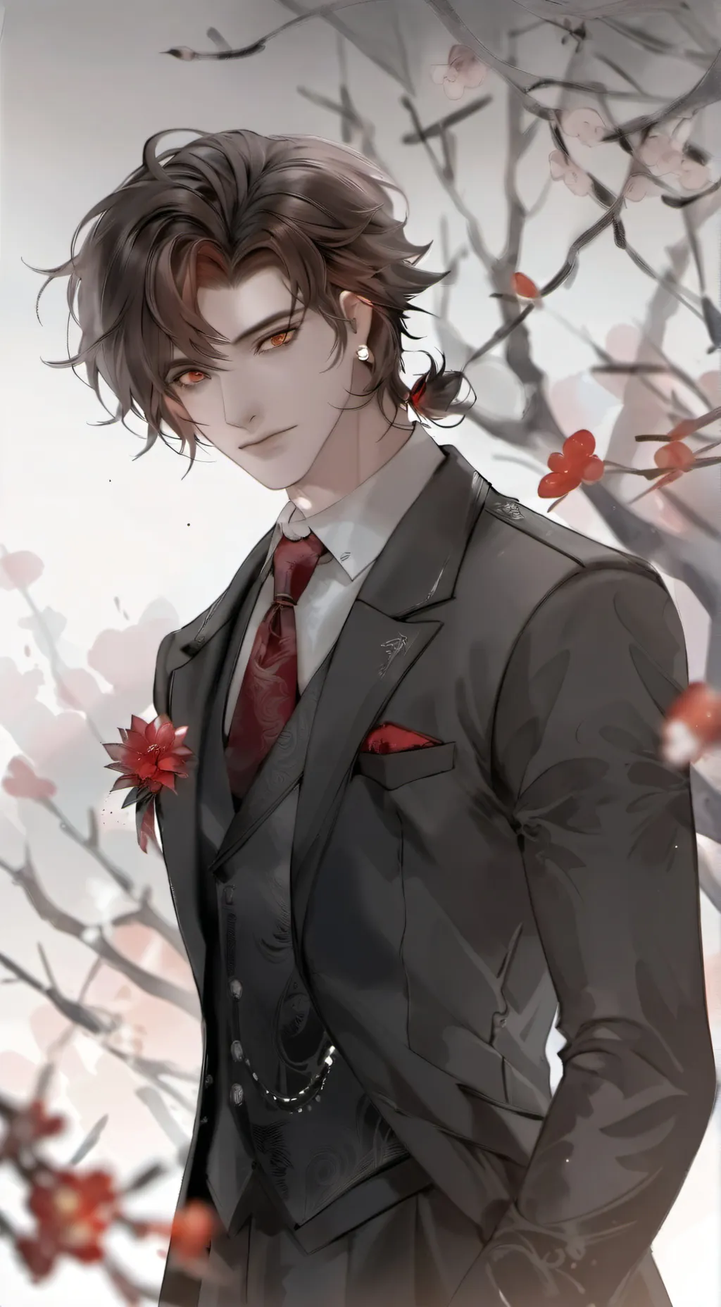 ai character: Agent Black  background