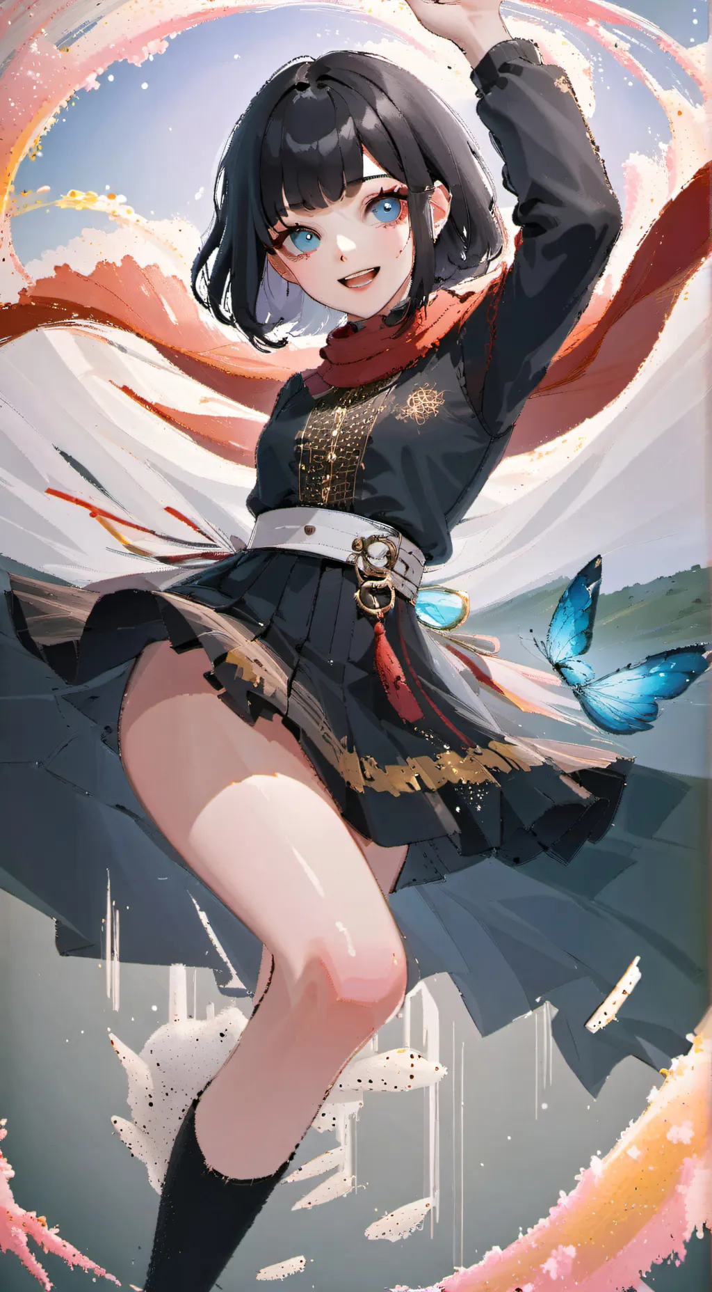 ai character: Terang background