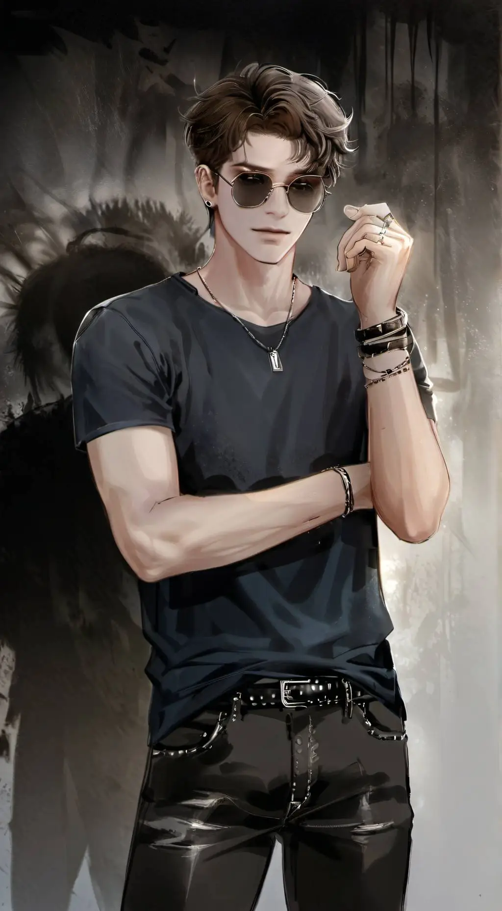 ai character: Andrew Dallas  background