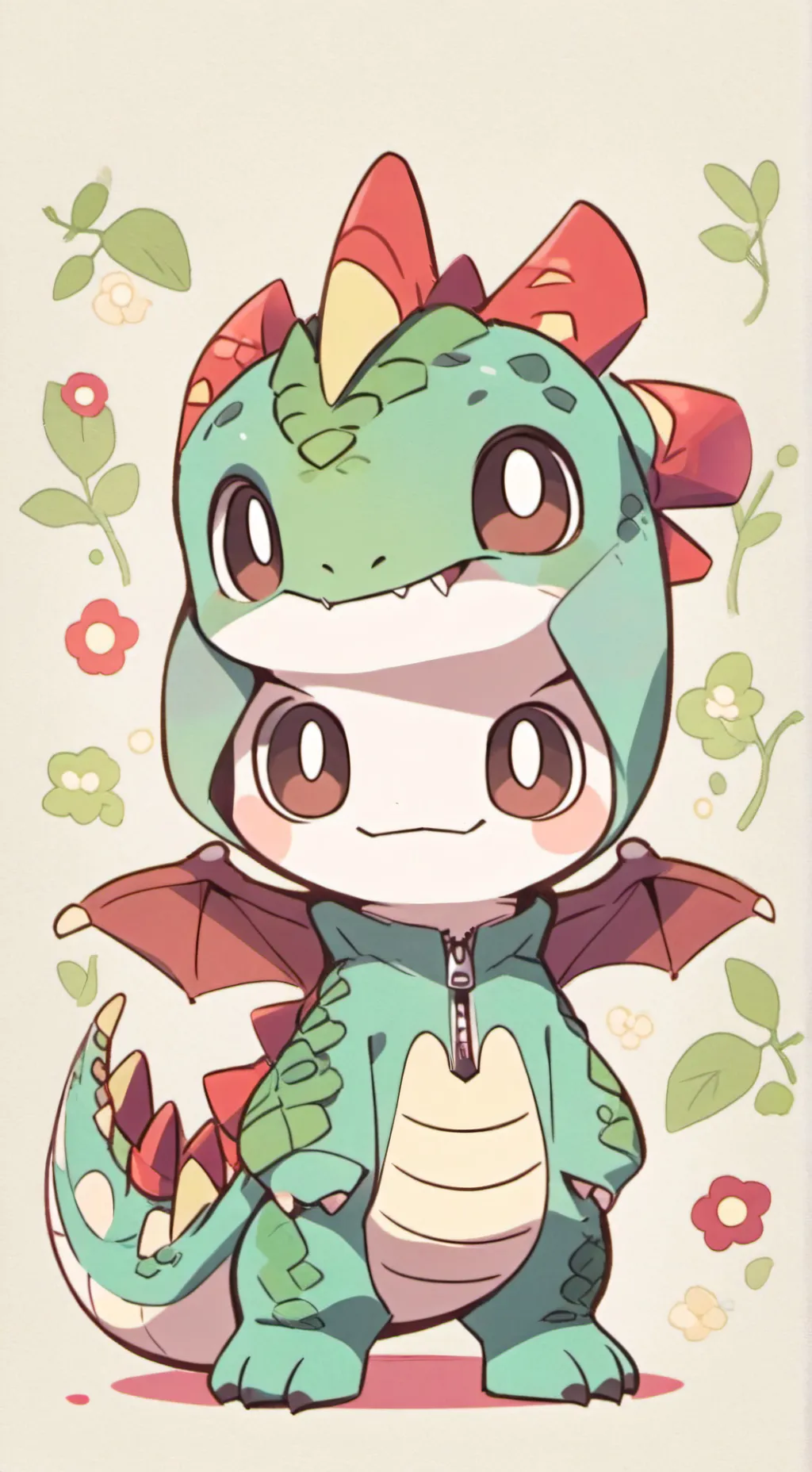 ai character: Mains passing note background