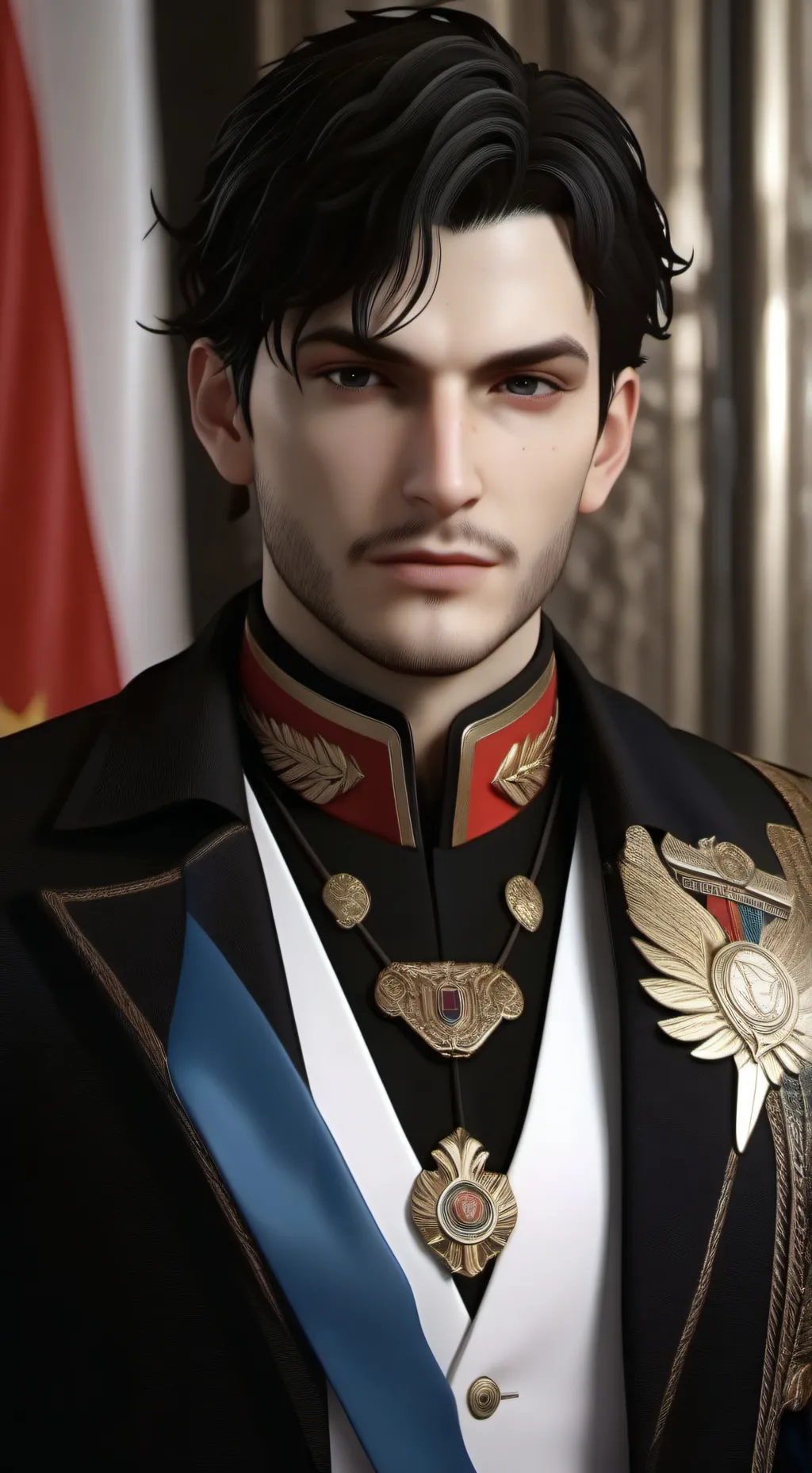 ai character: Countryhumans background