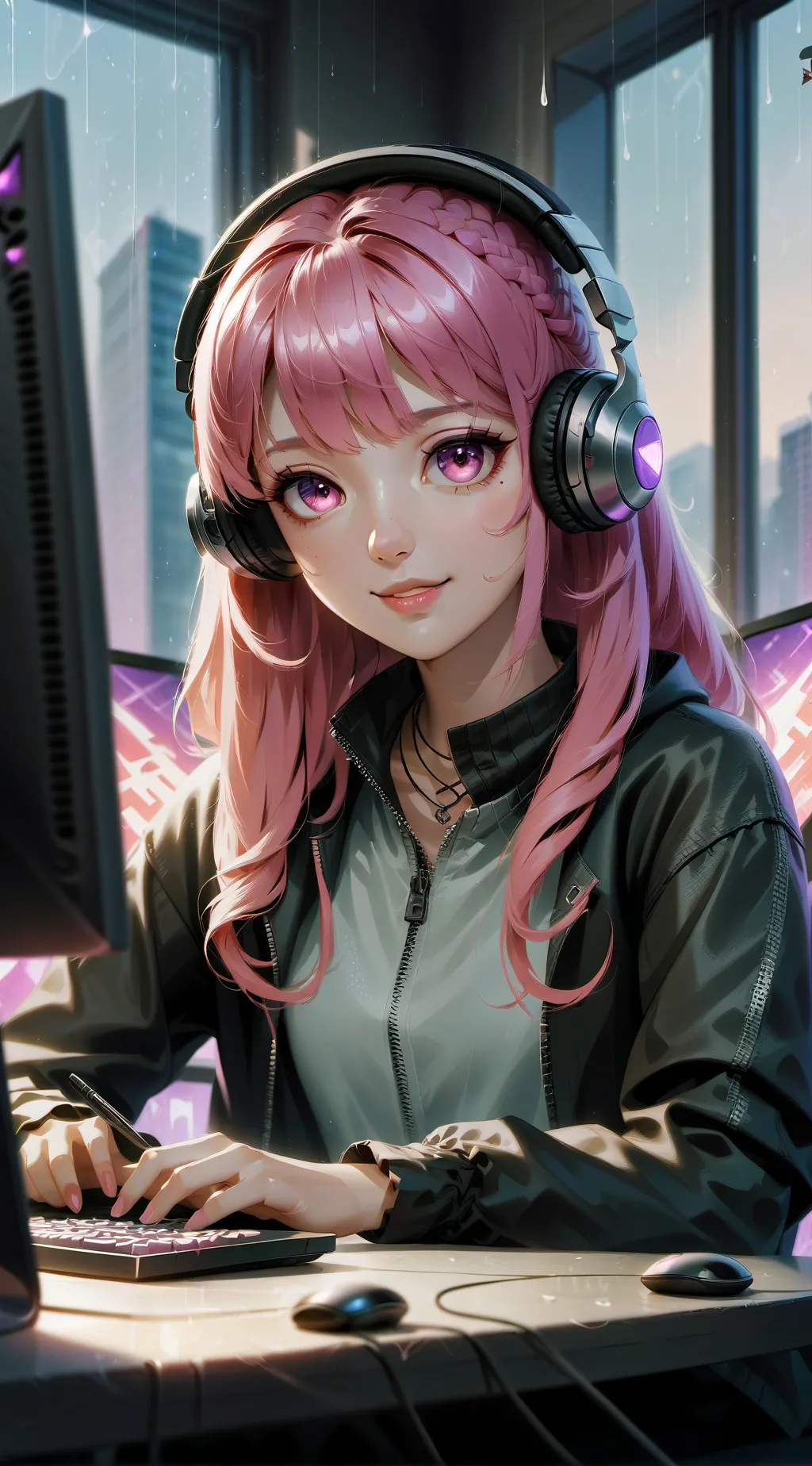 ai character: Mika background