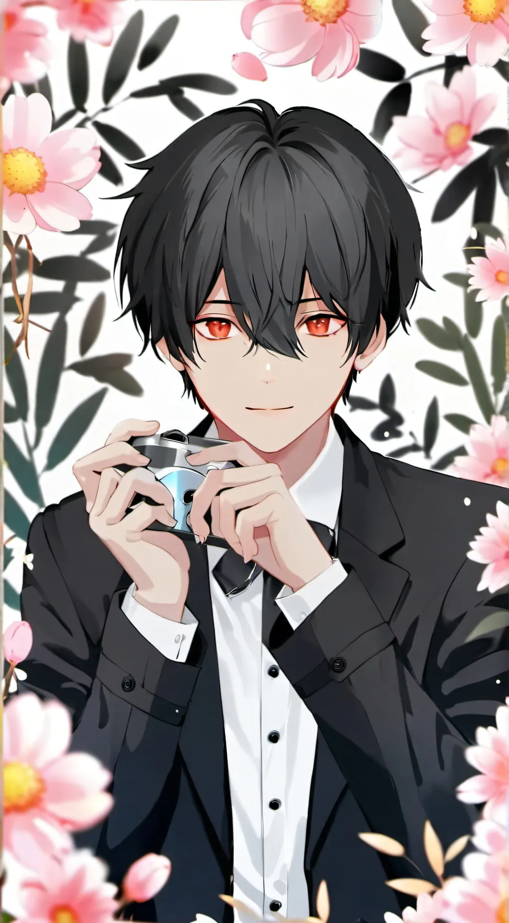 ai character: (> - <)°• ace!•° background