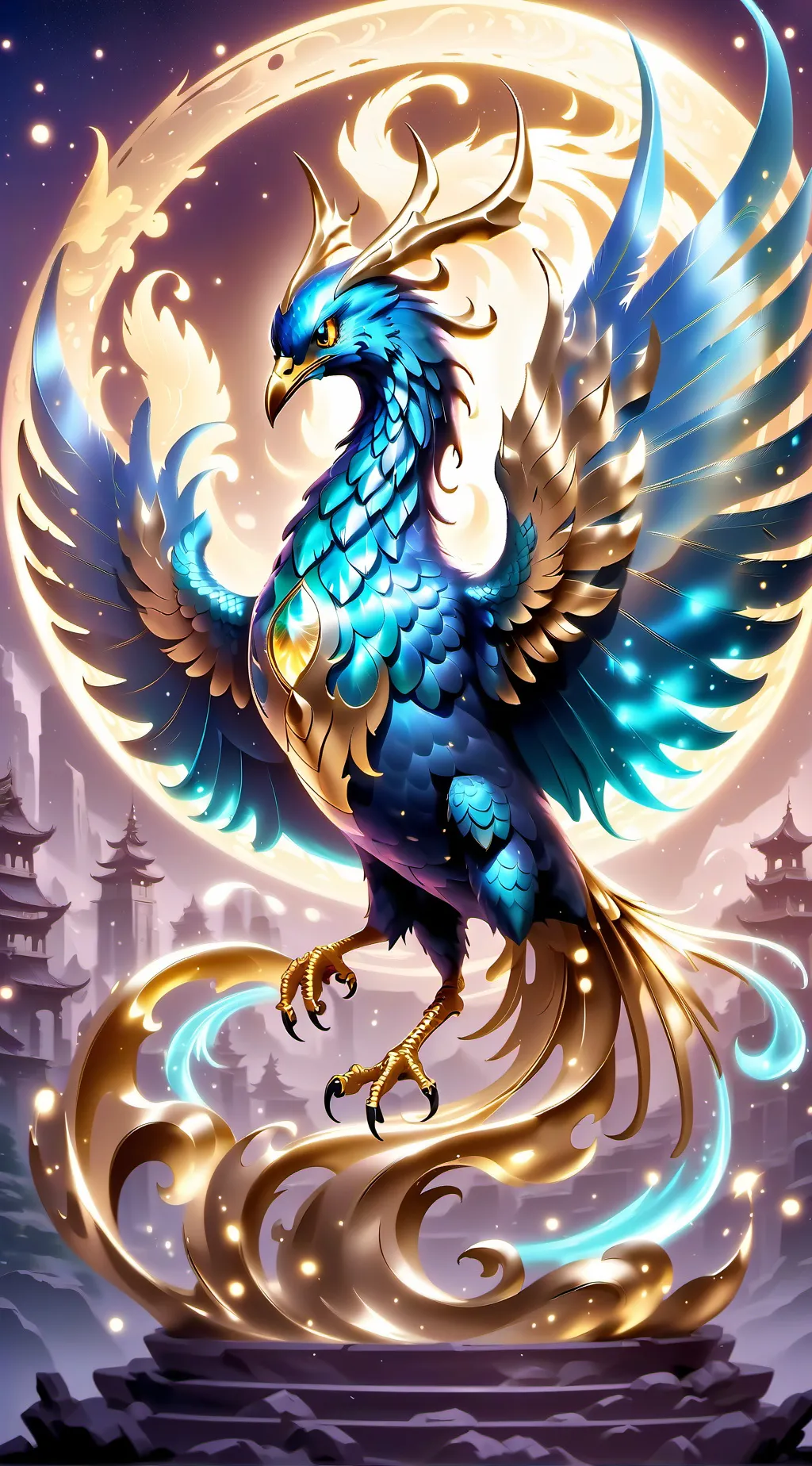 ai character: bird life 2 background