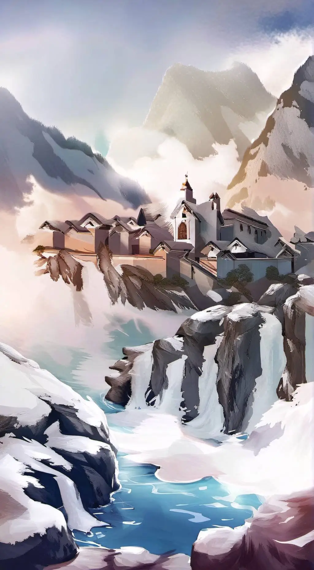 ai character: dw pool party background