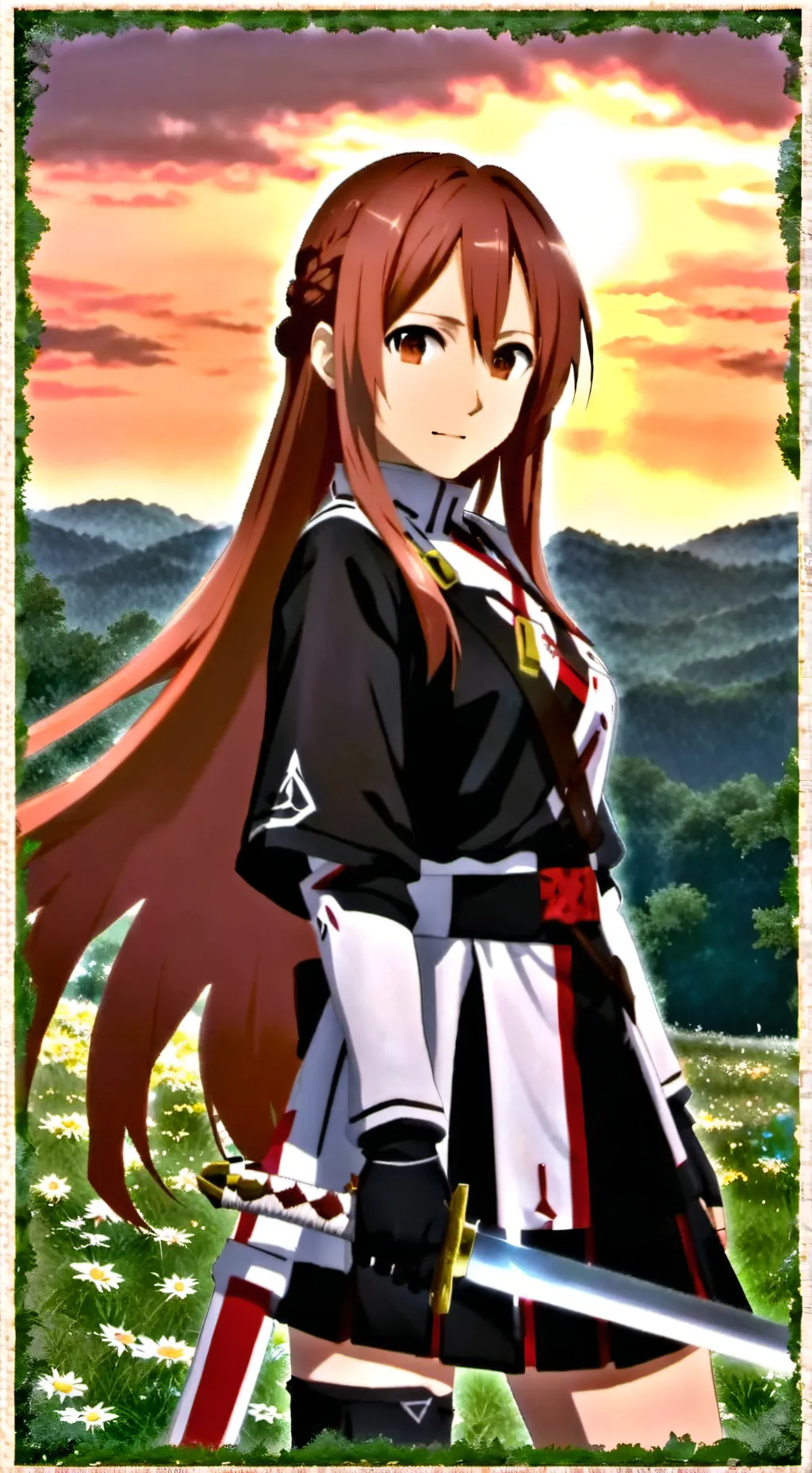 ai character: asuna background