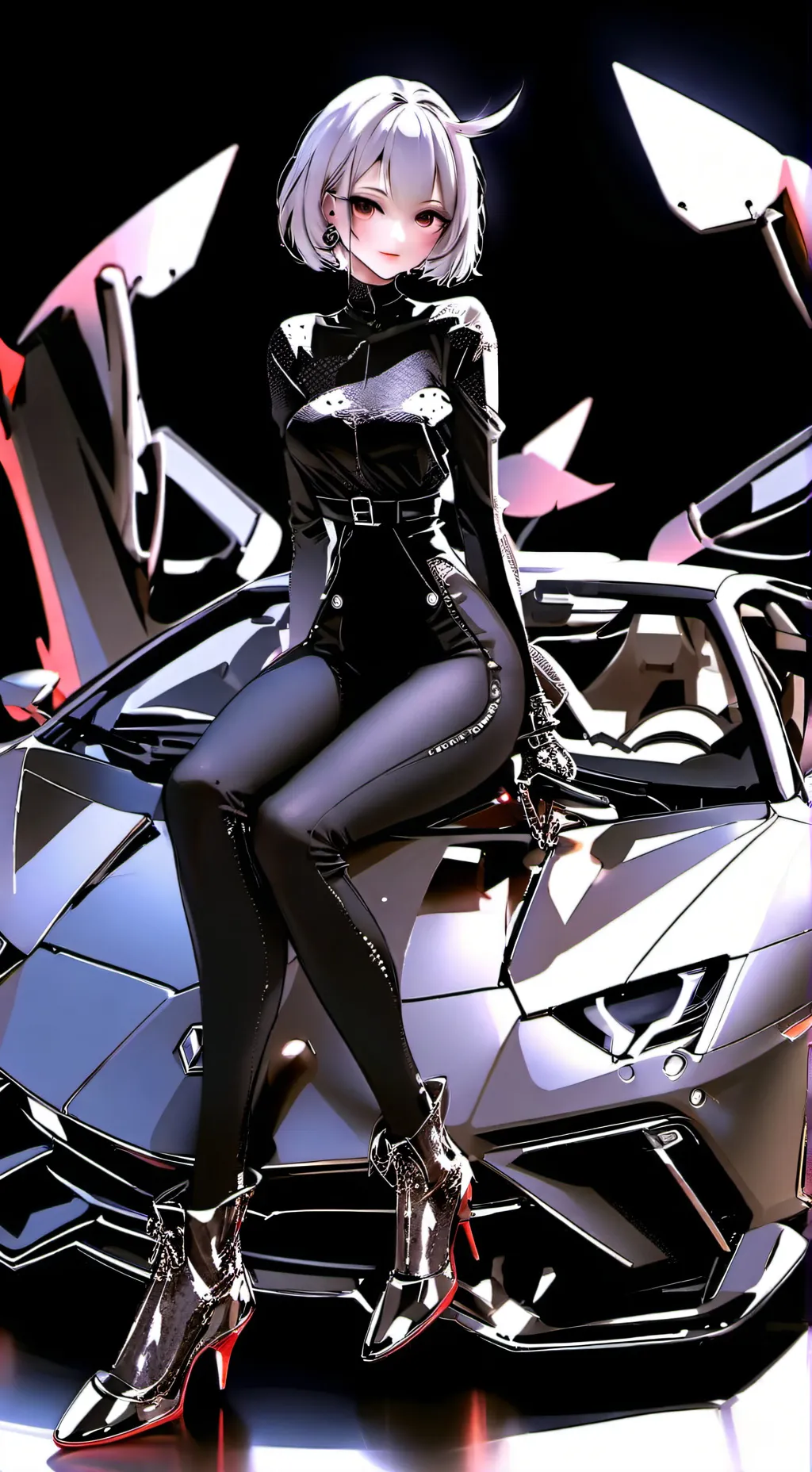 ai character: Cherry background