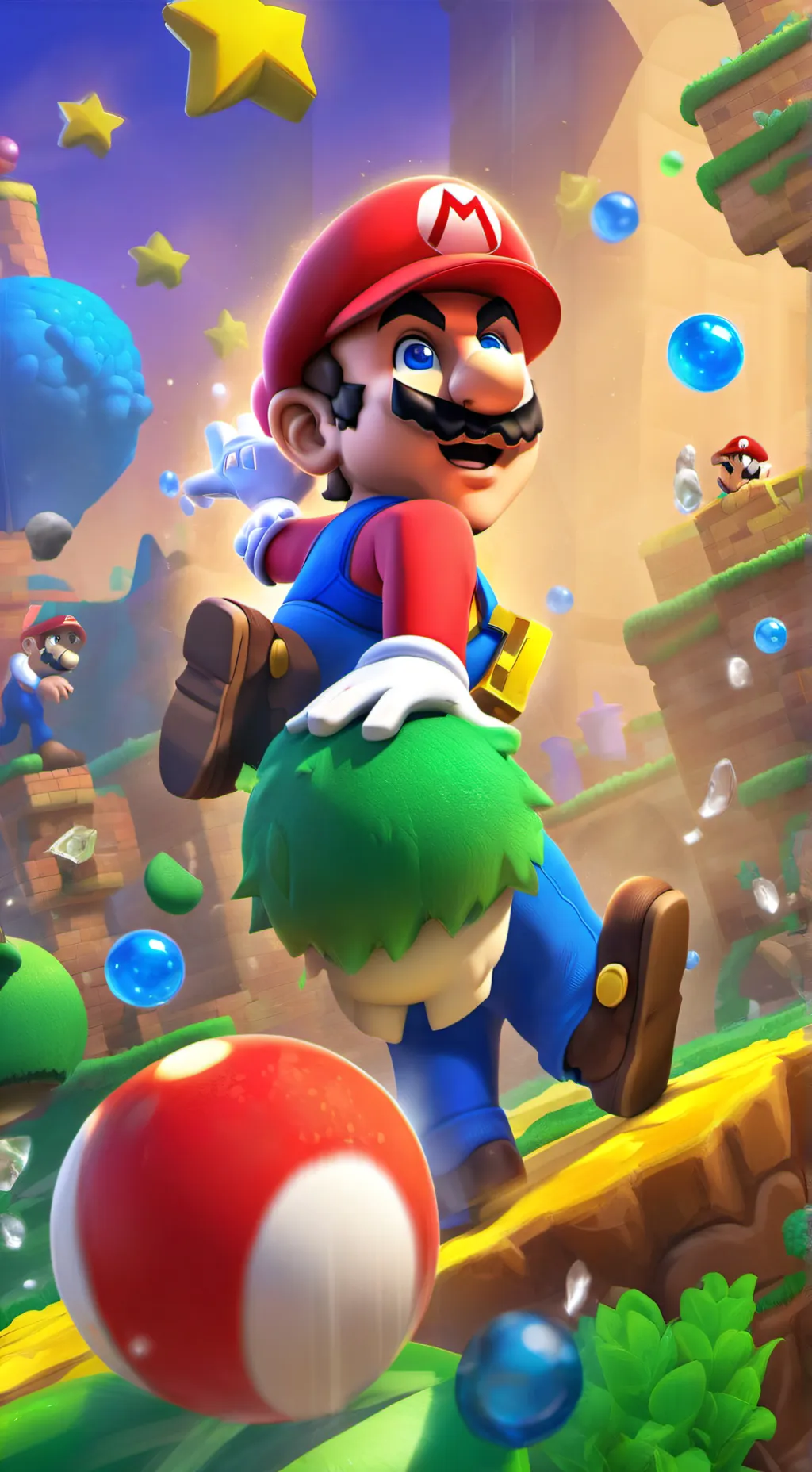 ai character: Mario villamaux  background