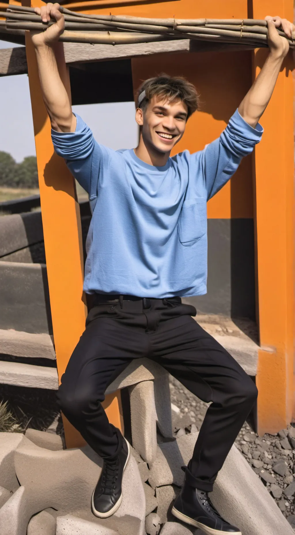 ai character: Lucas and mucus  background