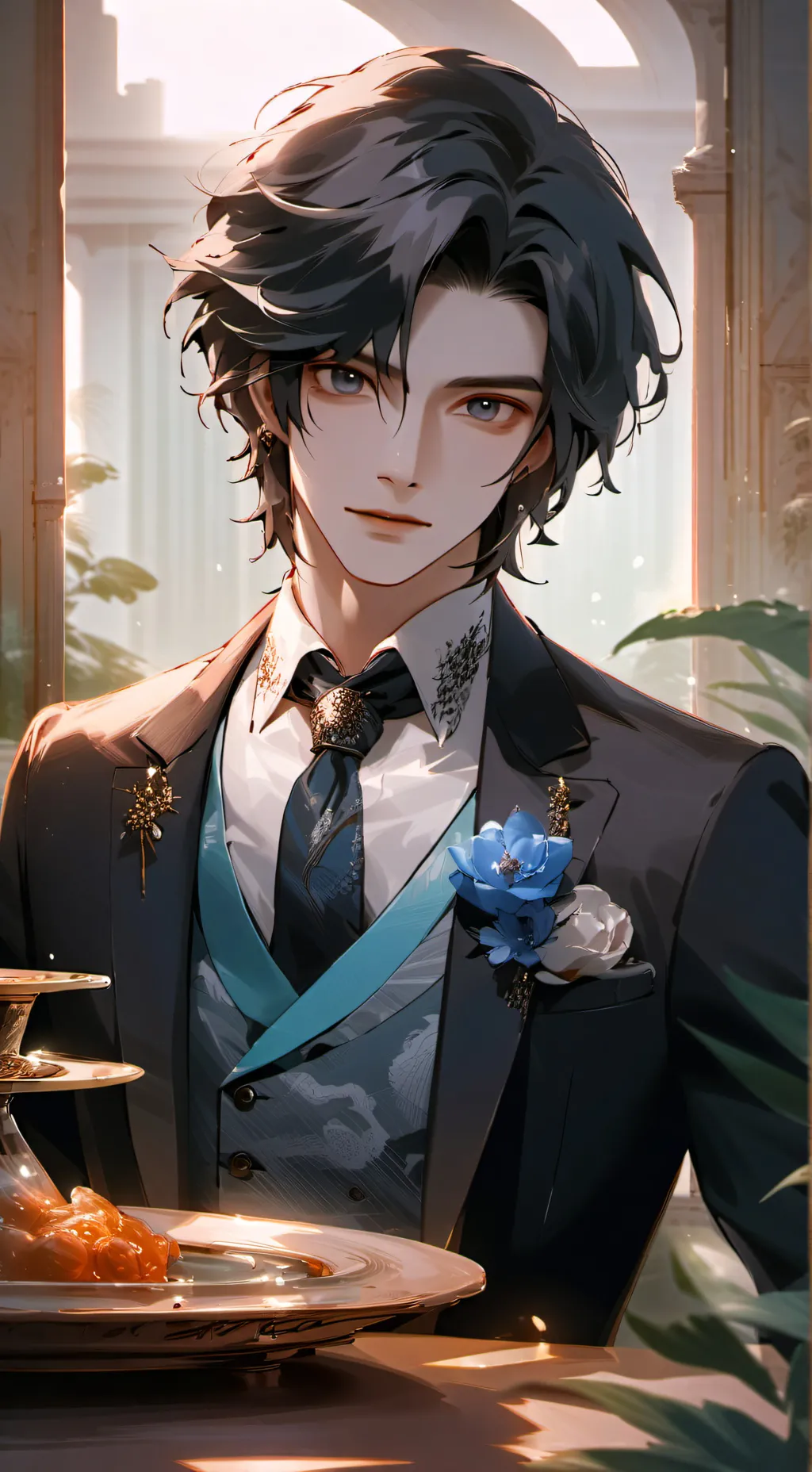 ai character: ☆Alexander☆ background