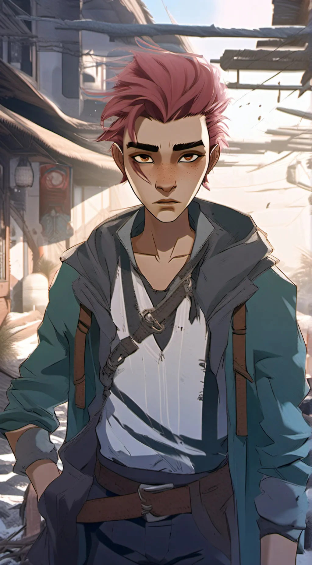 ai character: Vi  background