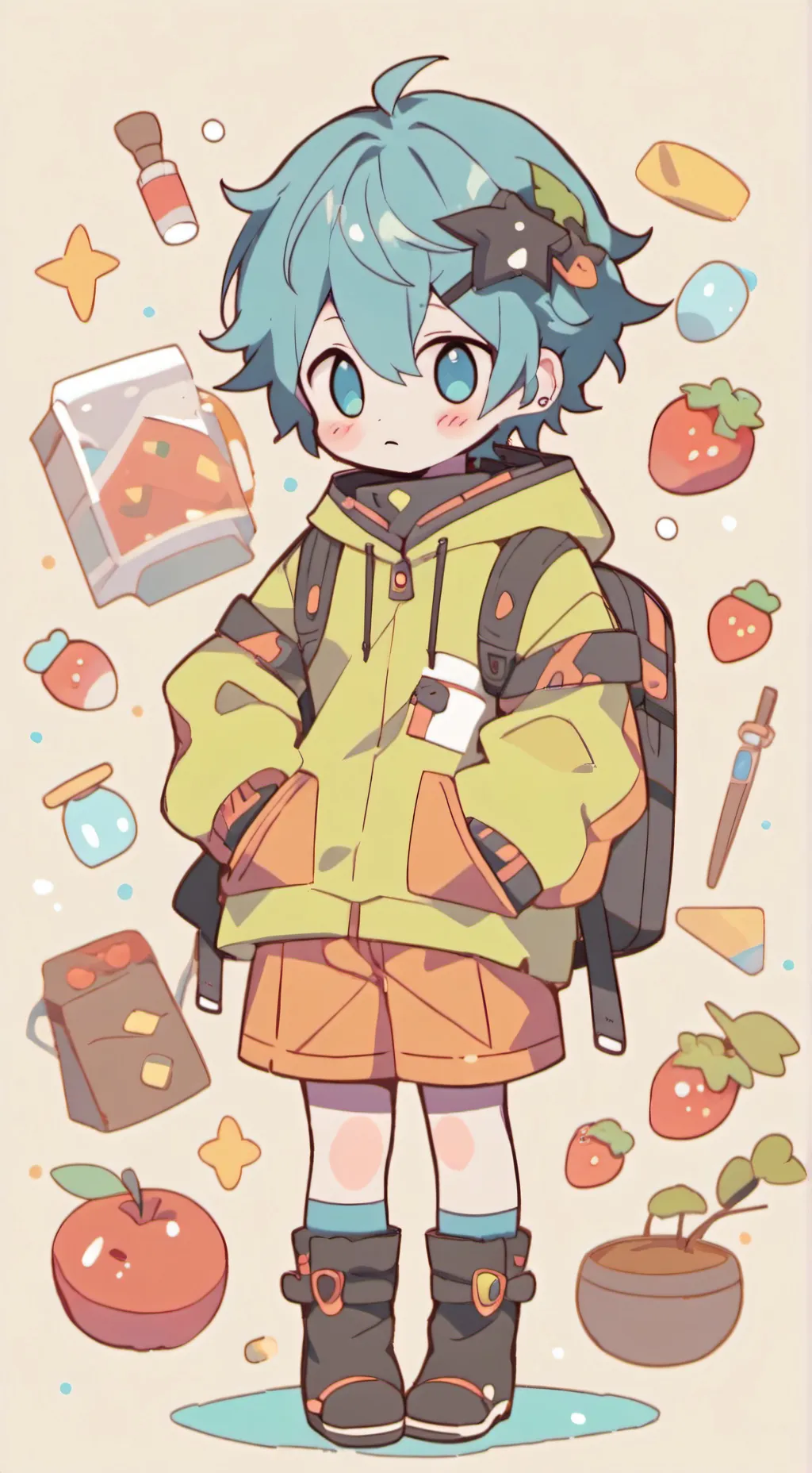 ai character: mha dabi background