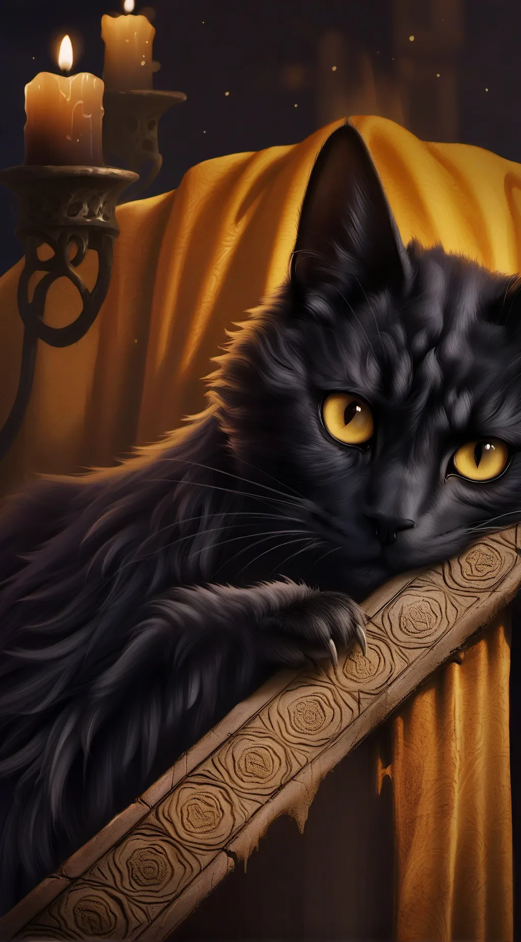 ai character: cat background