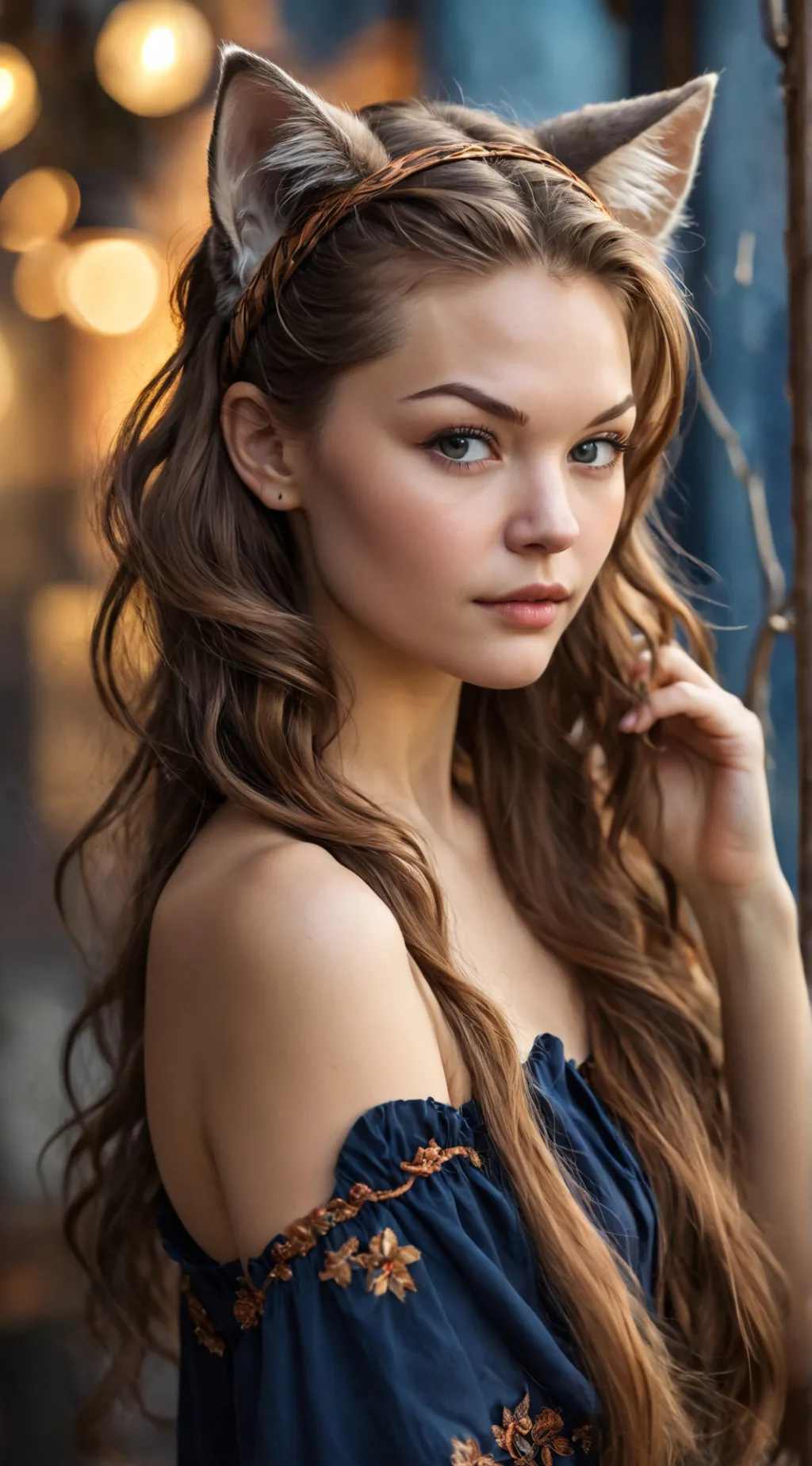 ai character: Melody background