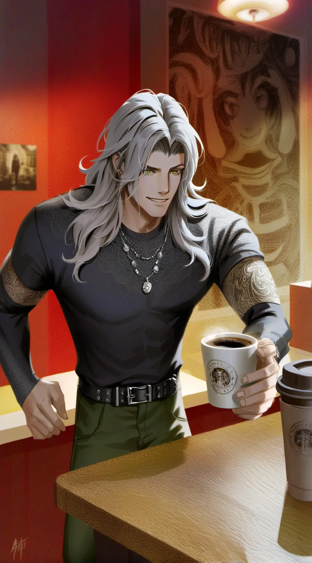 ai character: Damian background