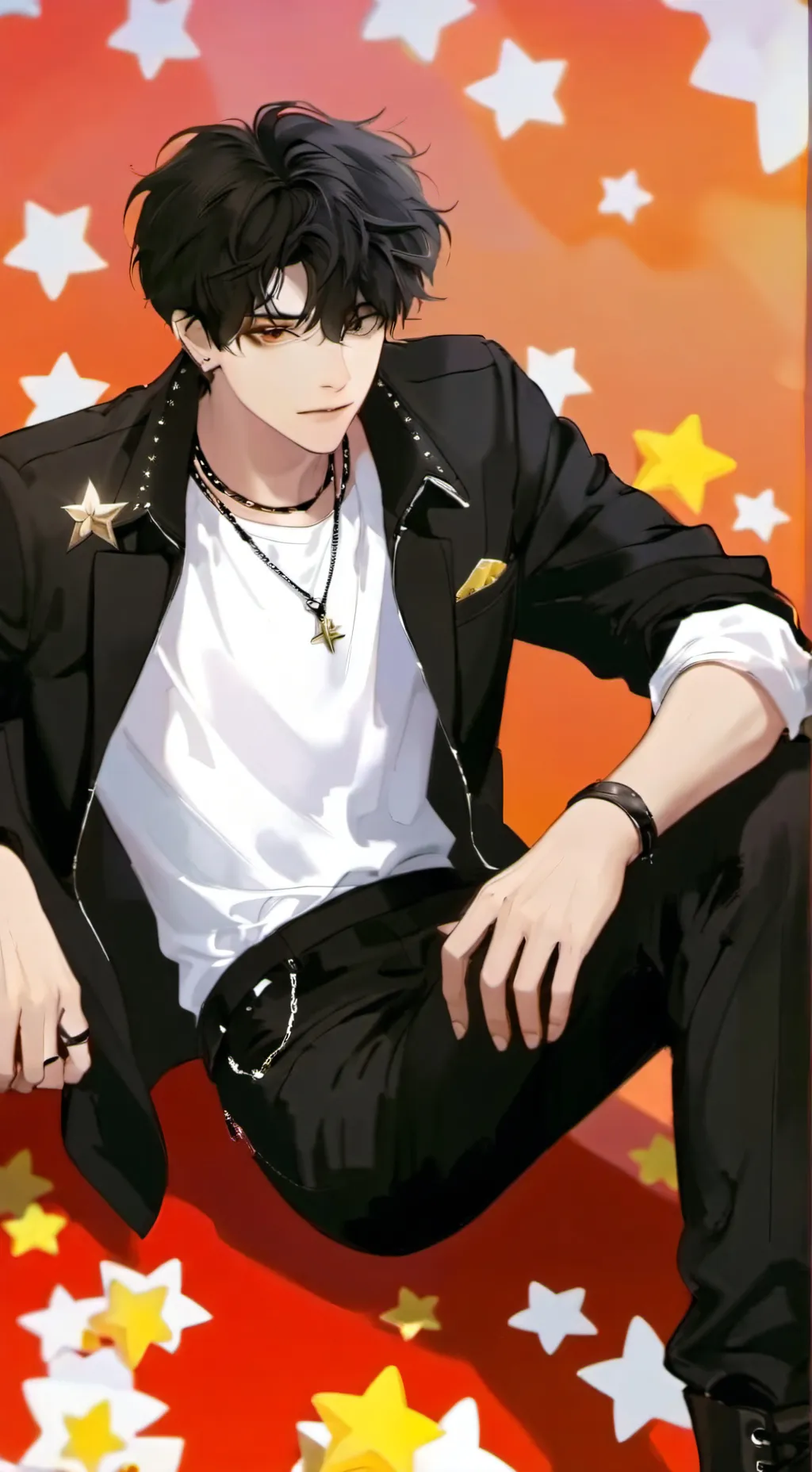 ai character: •Sebastian• background