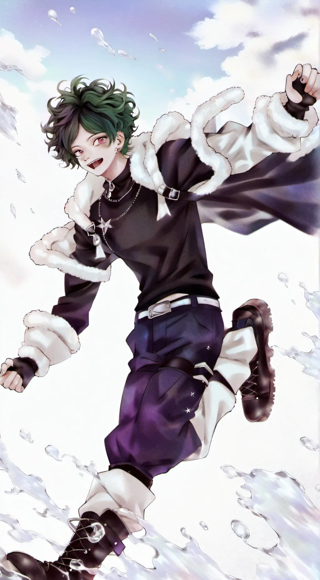 ai character: mha, battle. background