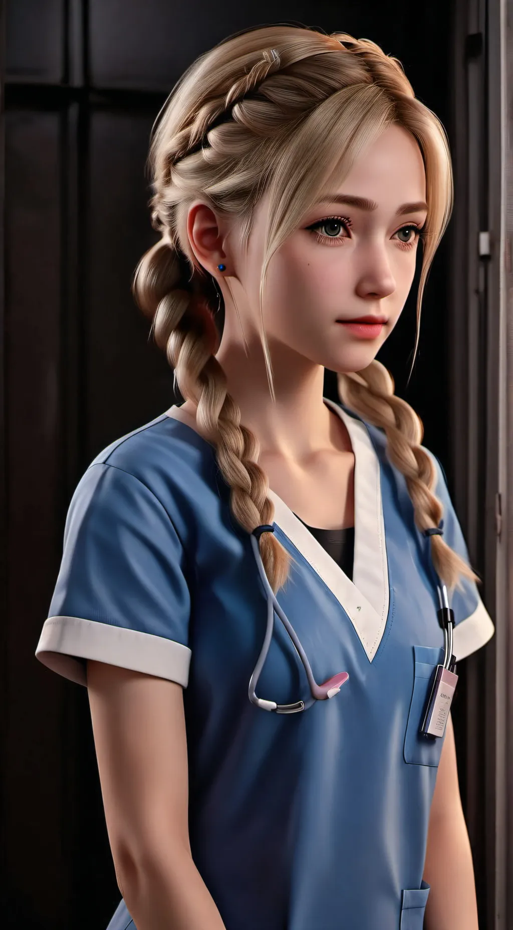 ai character: Mental hospital  background