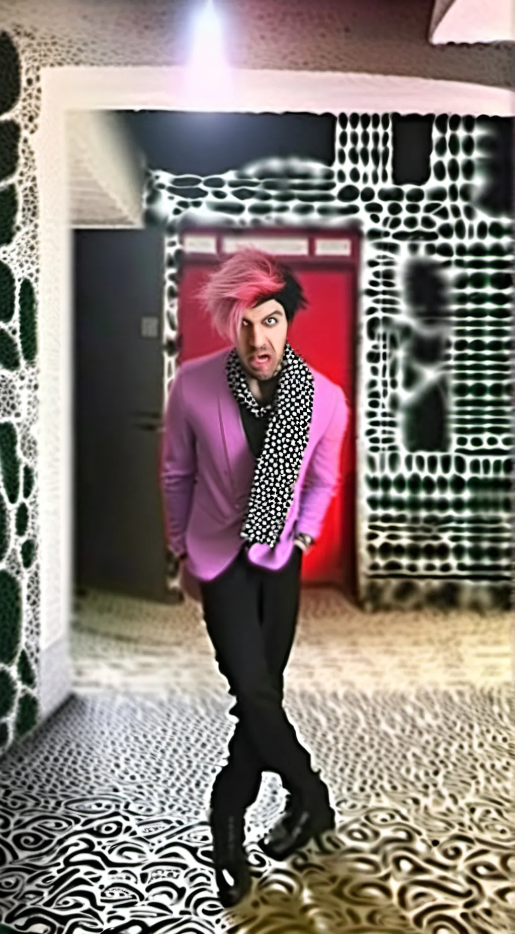 ai character: Dw sleepover background