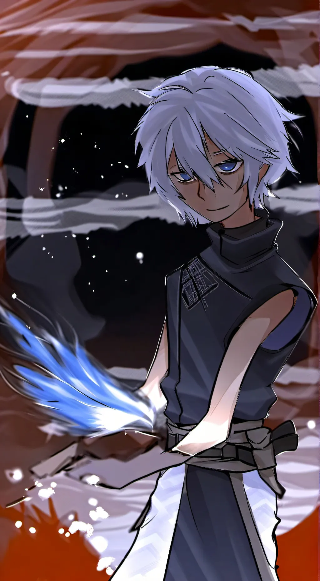 ai character: cosmo!  background