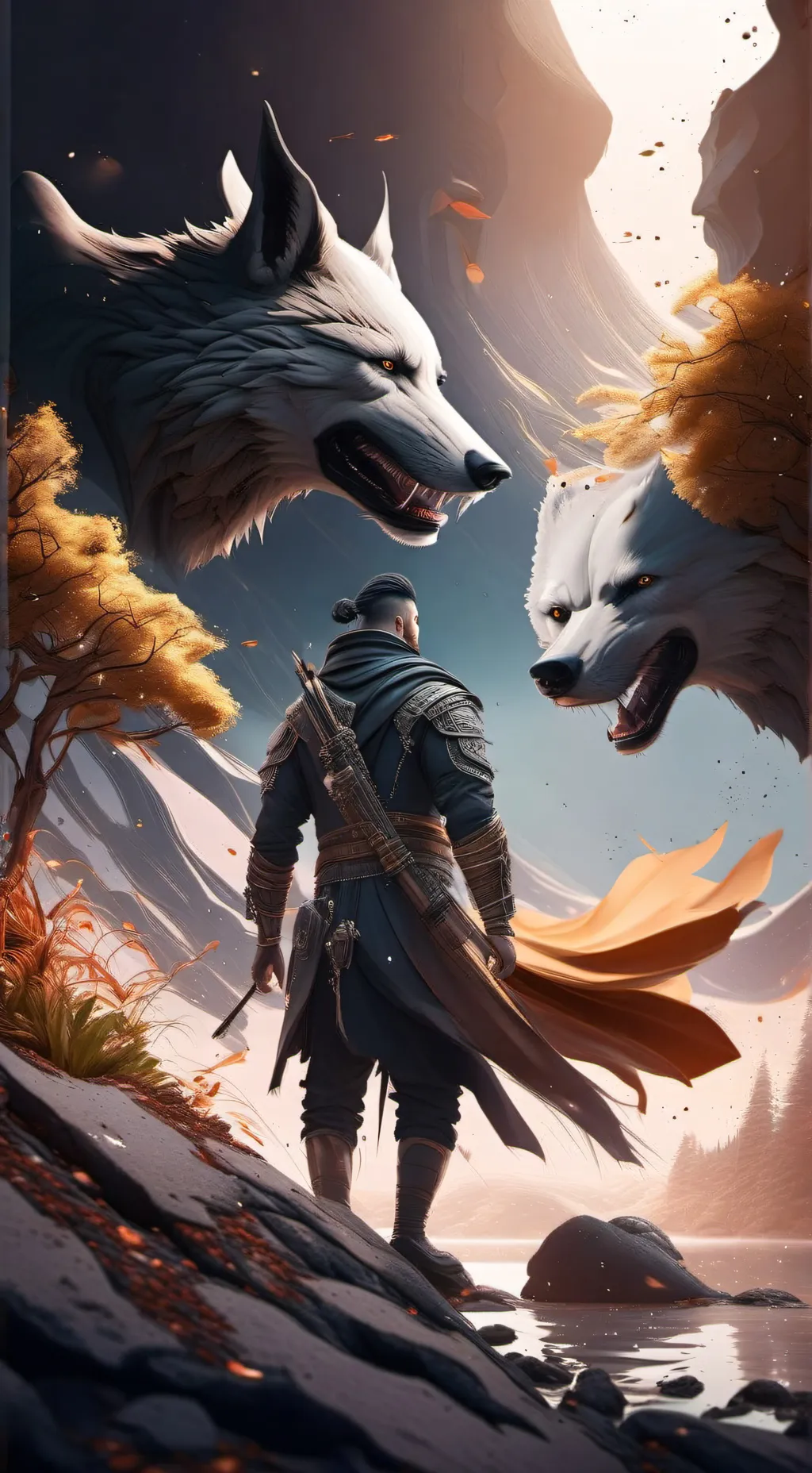 ai character: CAMERON villamaux  background