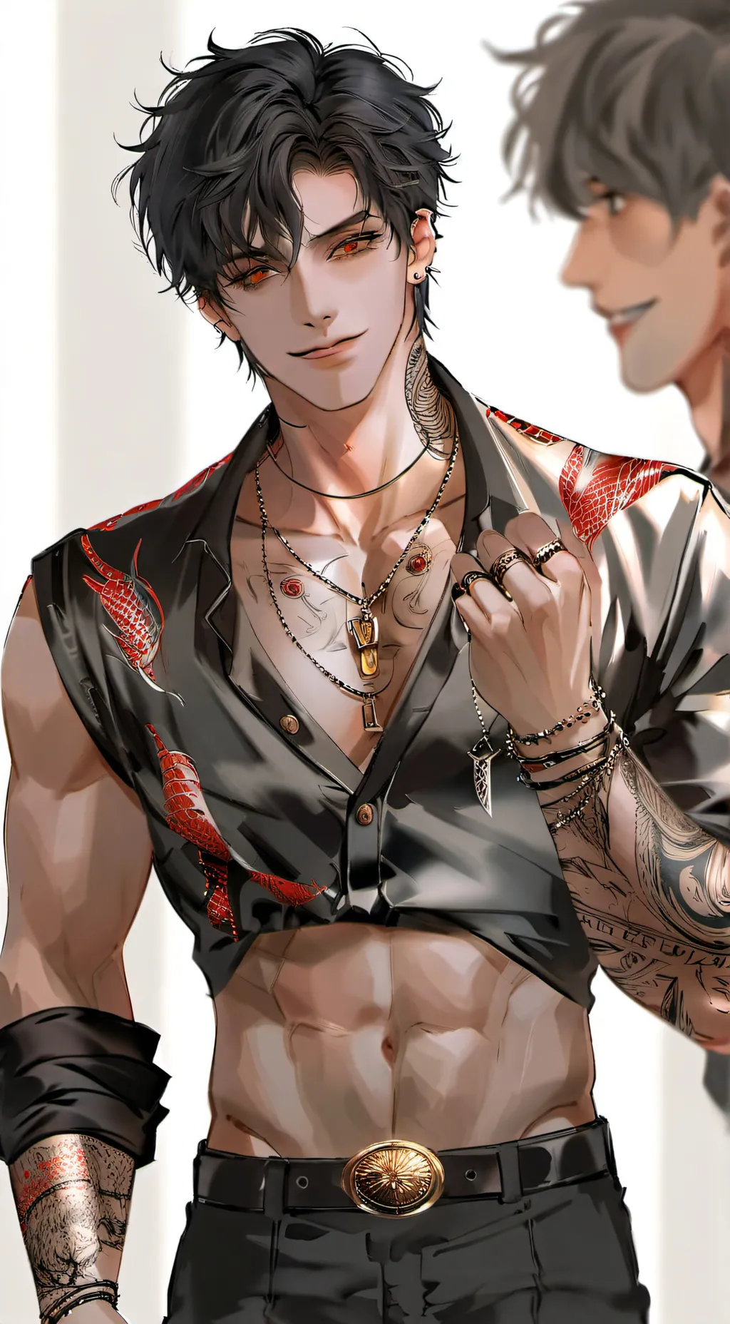 ai character: Leon background