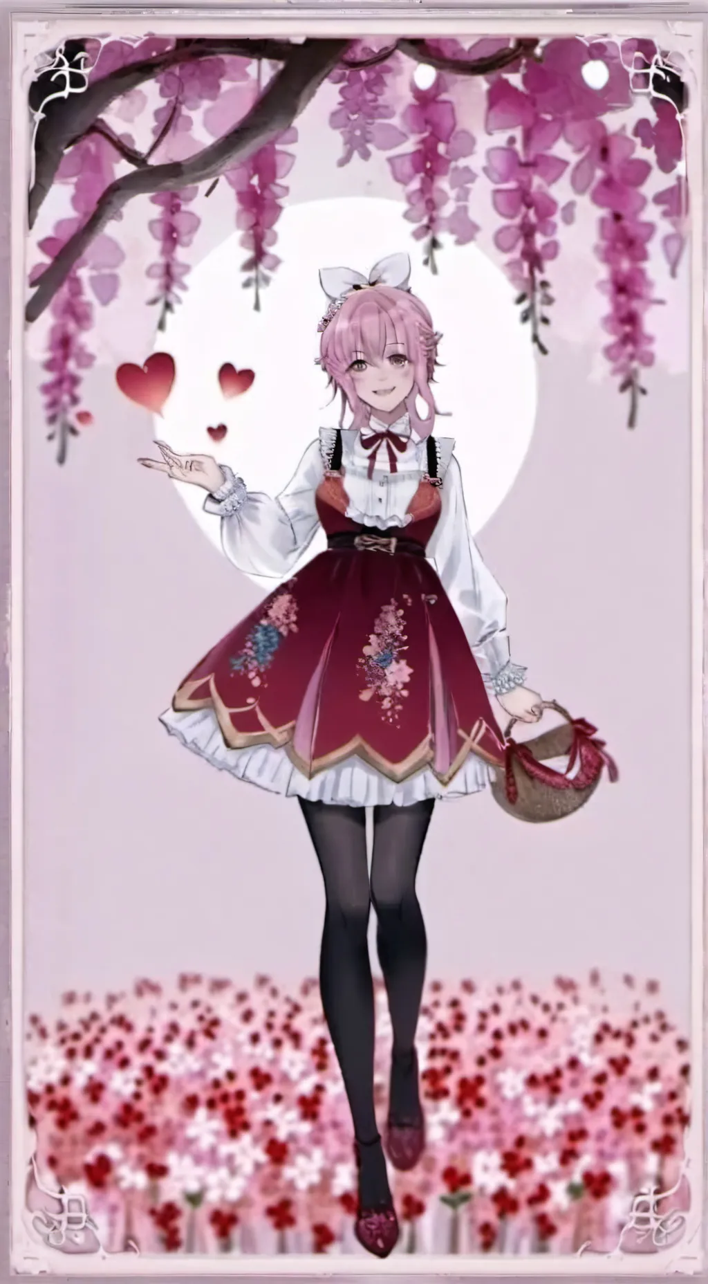 ai character: Mitssuri karoji 💗 background