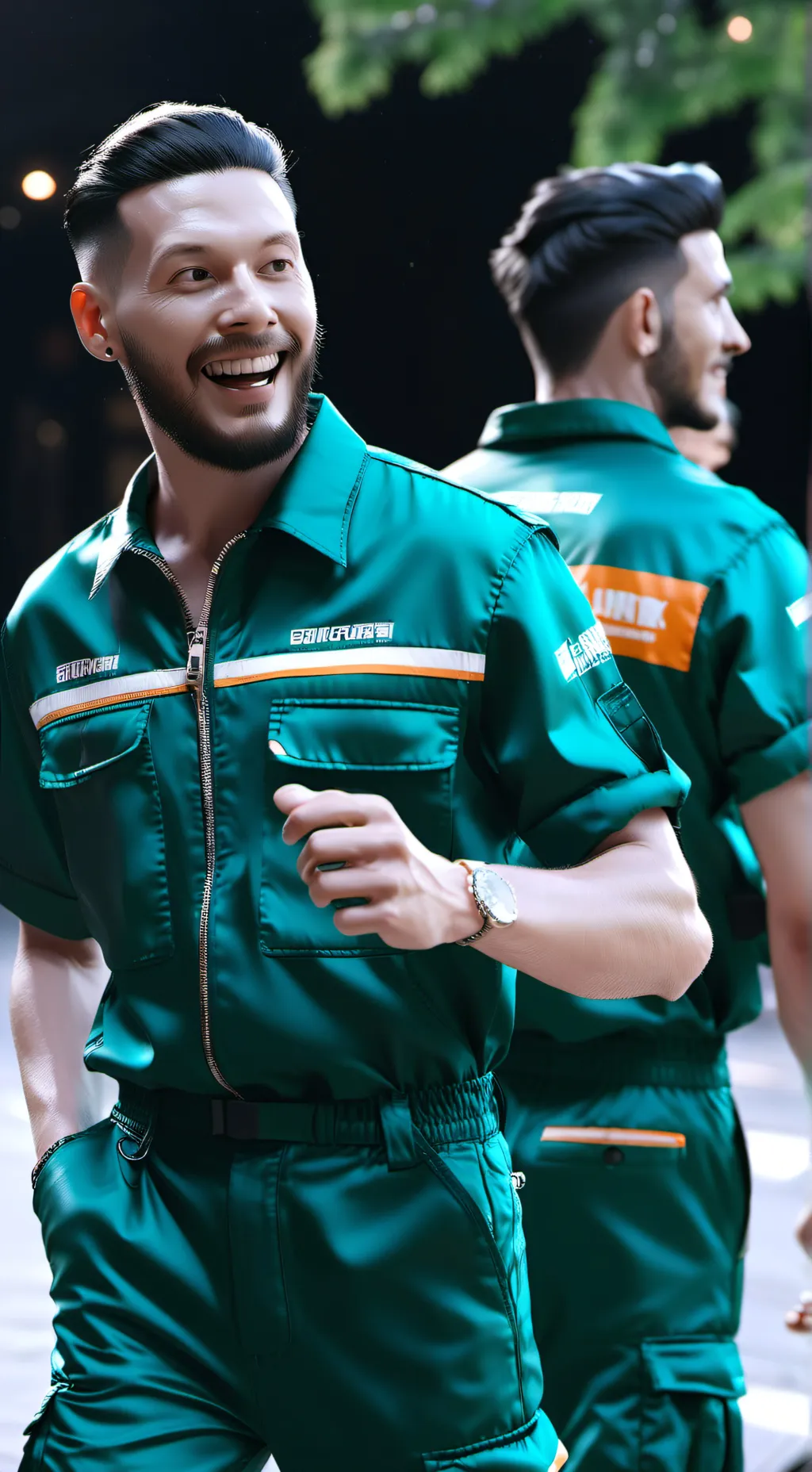 ai character: Squid Game background