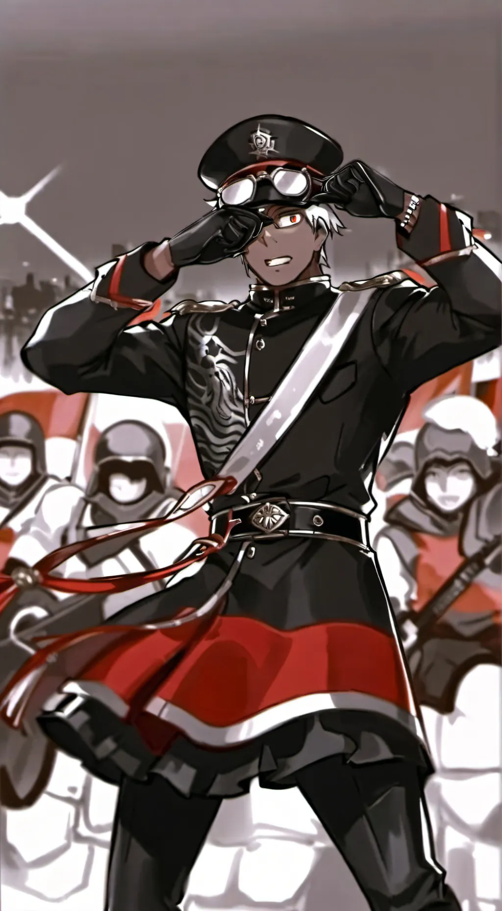 ai character: WW2 countryhumans  background