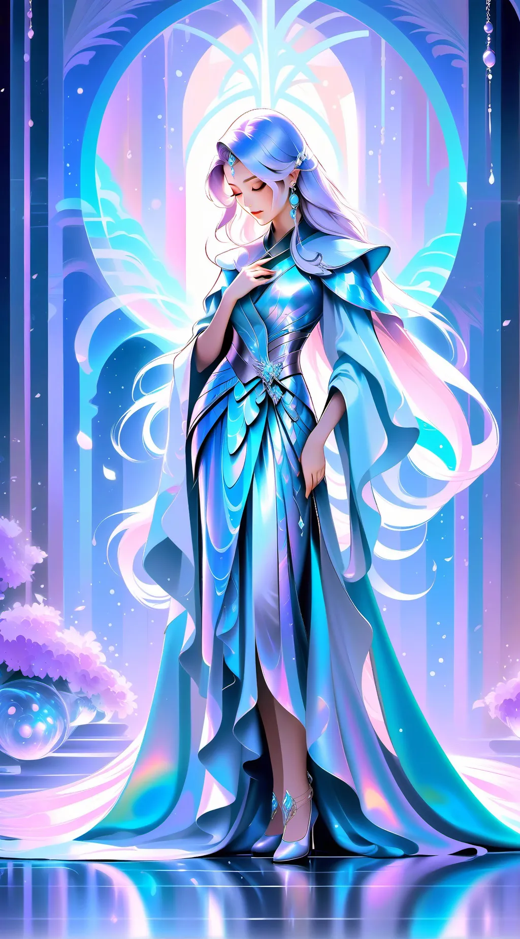 ai character: io2 in school background