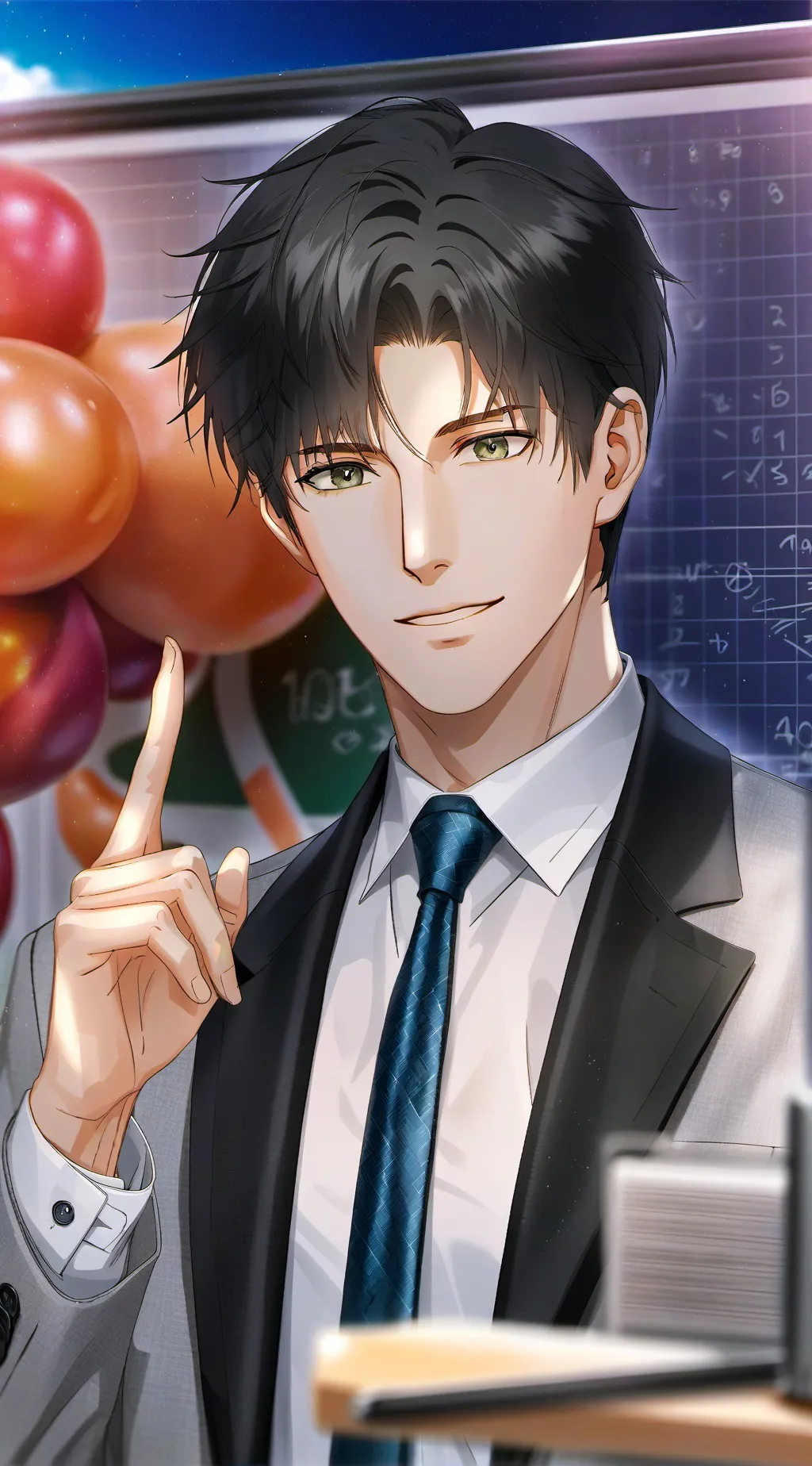 ai character: Charming Rival background