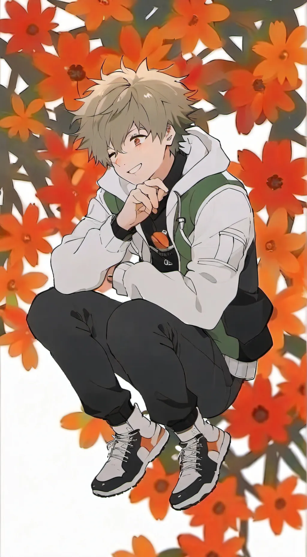 ai character: bakugo background