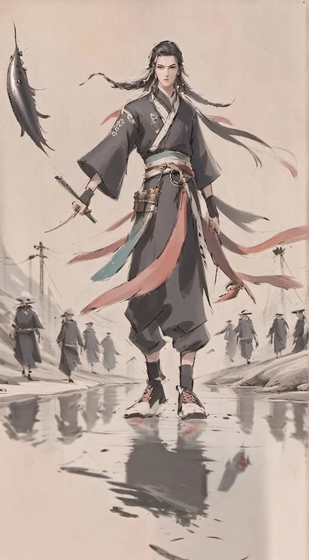 ai character: Mha x SQUID GAME background